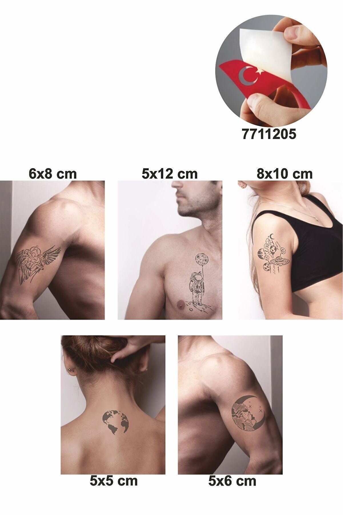 Ai̇rbrush Tattoo Evreni̇n Sırları Hi̇nt Kınası Ile Geçi̇ci̇ Dövme Yapma Seti̇