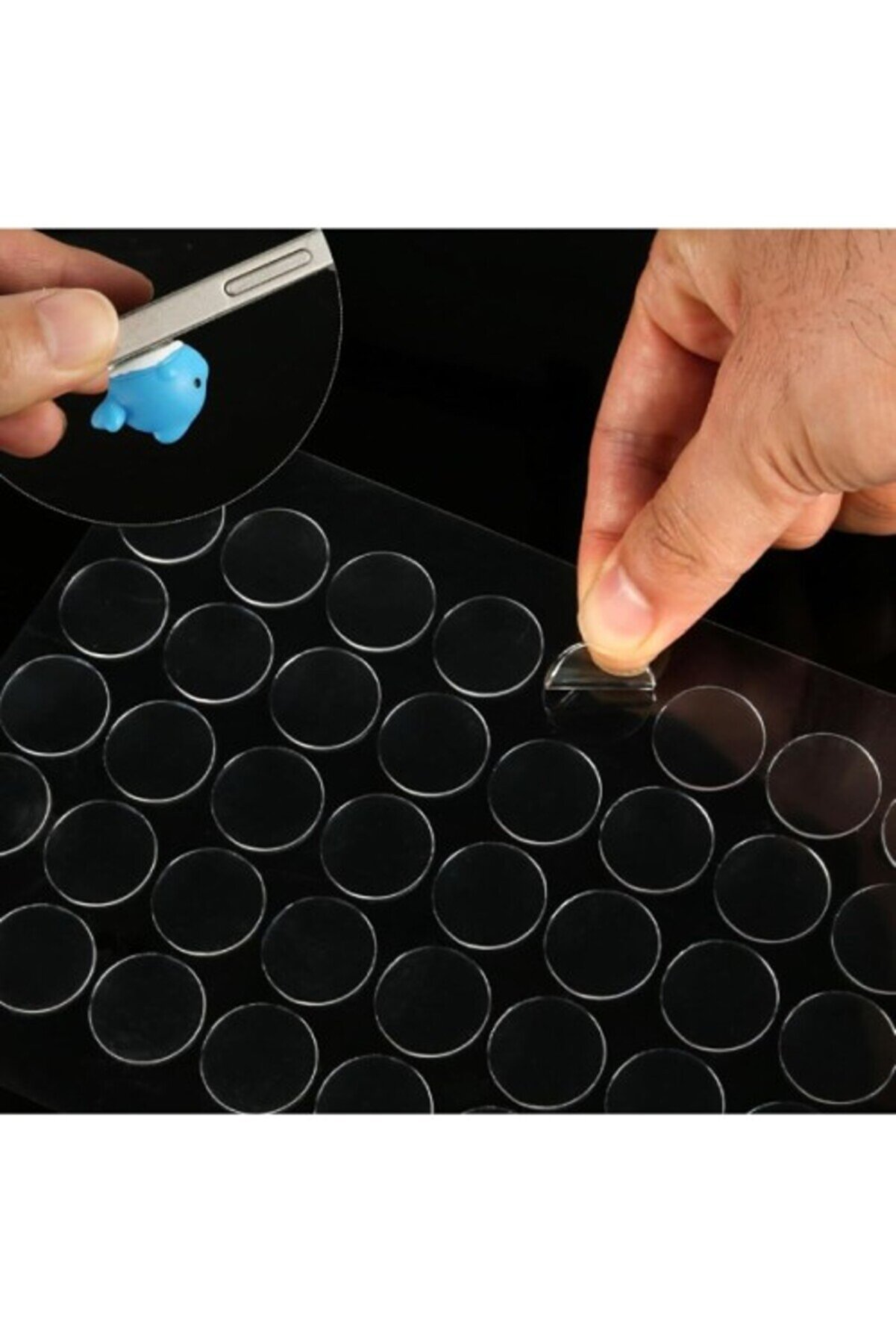 evimdeyokyok Çift Taraflı Yuvarlak Montaj Macunu 42 Adet