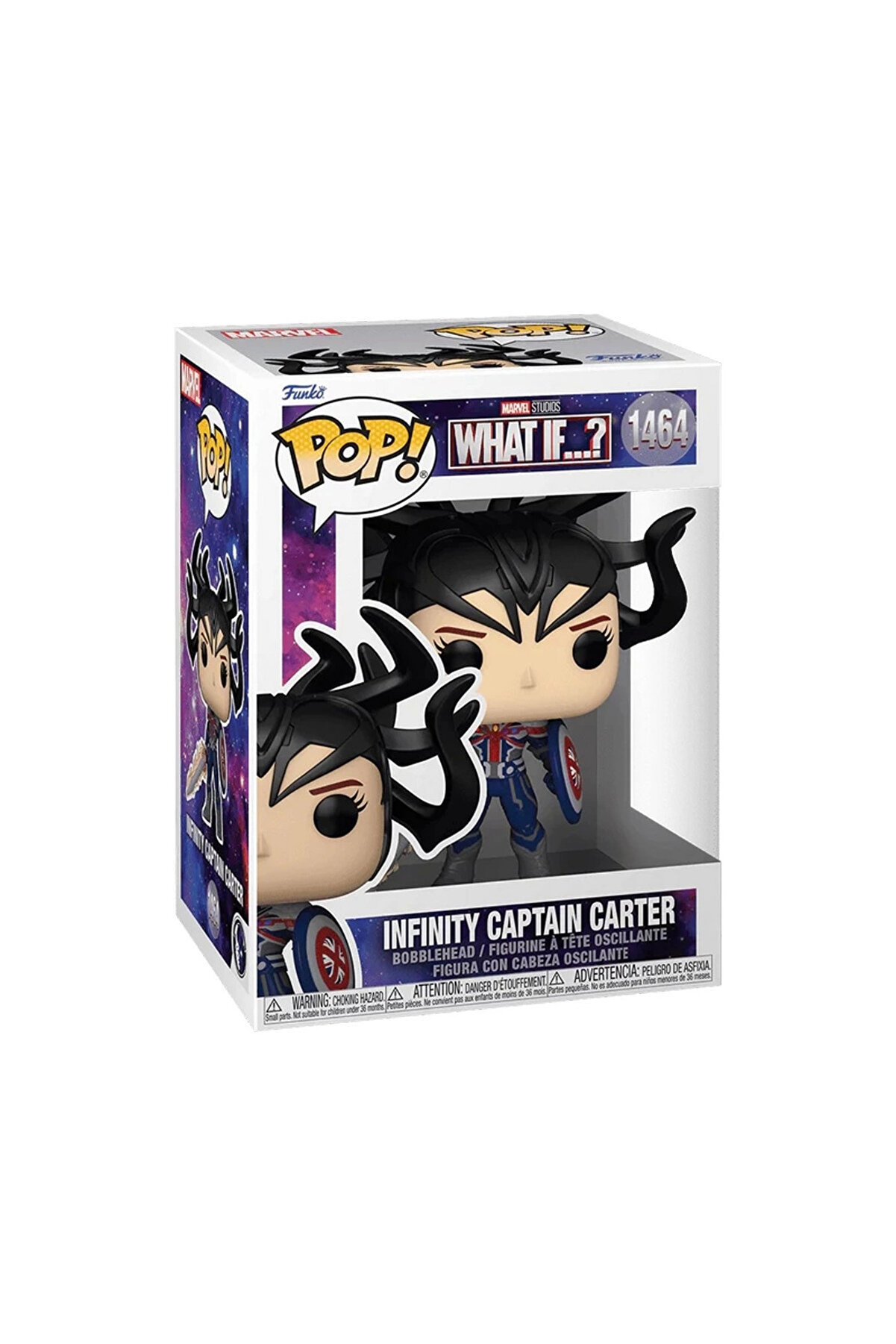 Fi̇guri̇na Pop Marvel What If Infi̇ni̇ty Captai̇n Carter