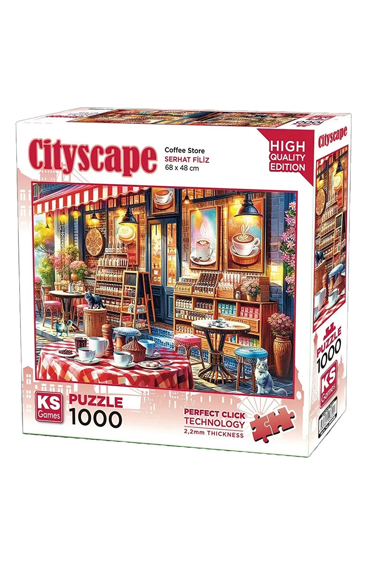 gizmurstore KS Games Coffee Store Puzzle 1000 Parça 20809