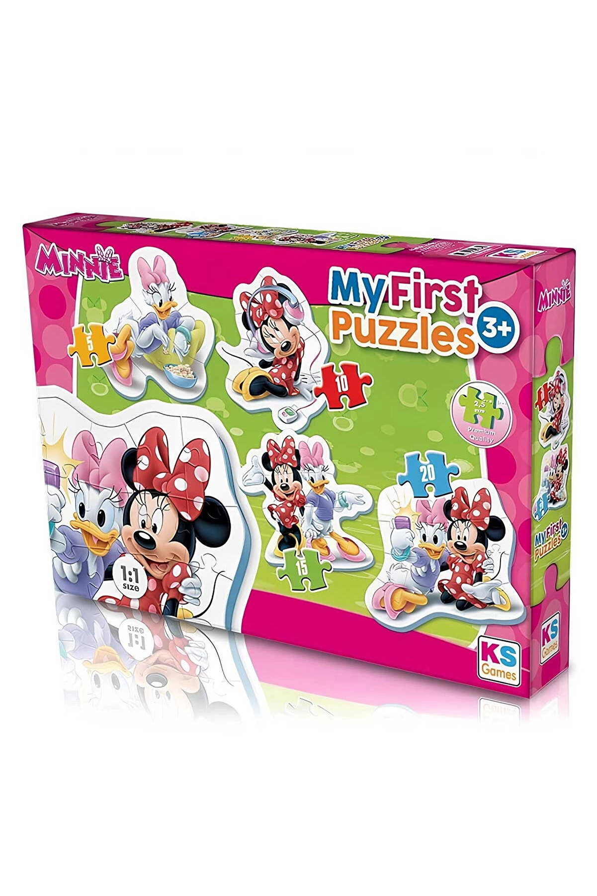 Ks Games Mi̇nni̇e My Fi̇rst Puzzle 4 İn 1