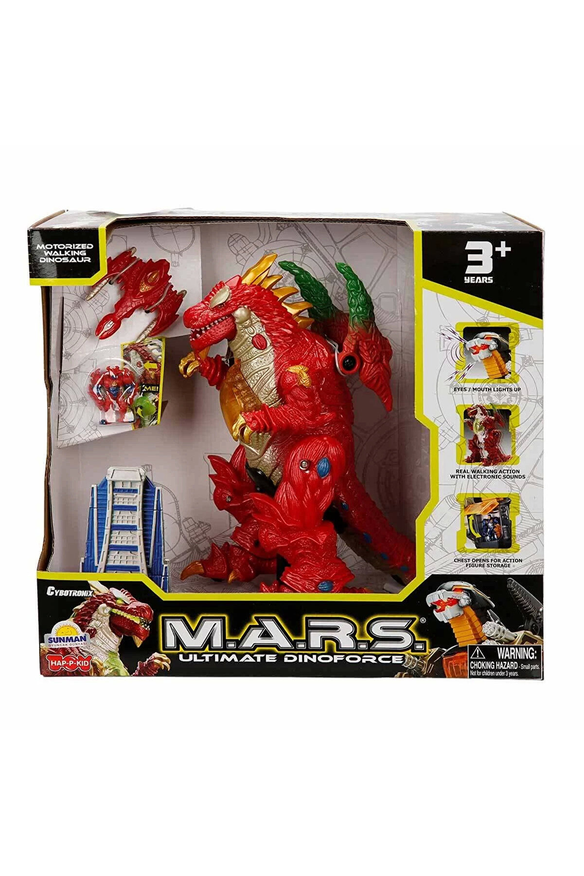 Mars Sesli̇ Ve Işıklı Uzaylı Di̇nozor