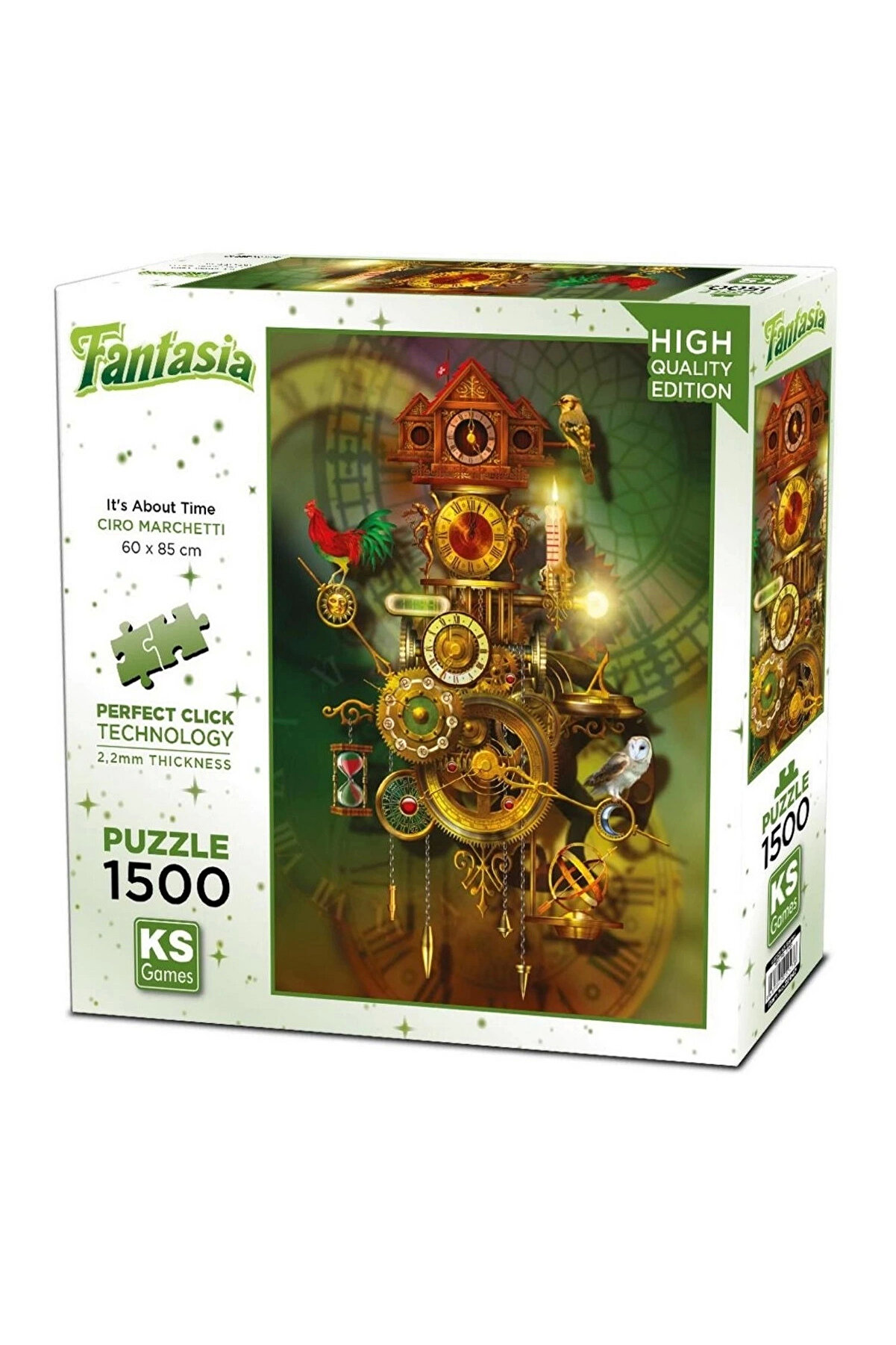 Ks Games It S About Ti̇me Puzzle 1500 Parça 22047