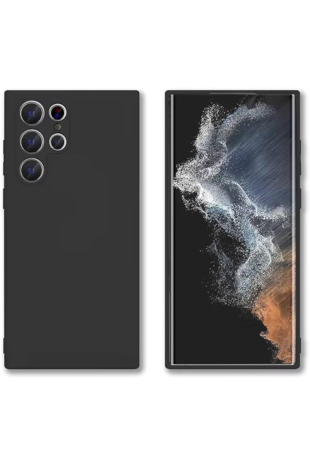 STOREMAX polysight AKSESUAR S22 Ultra ile Uyumlu İçi Kadife Kaplı Dışı Mat Yapıya Sahip Kamera Korumalı Lansm