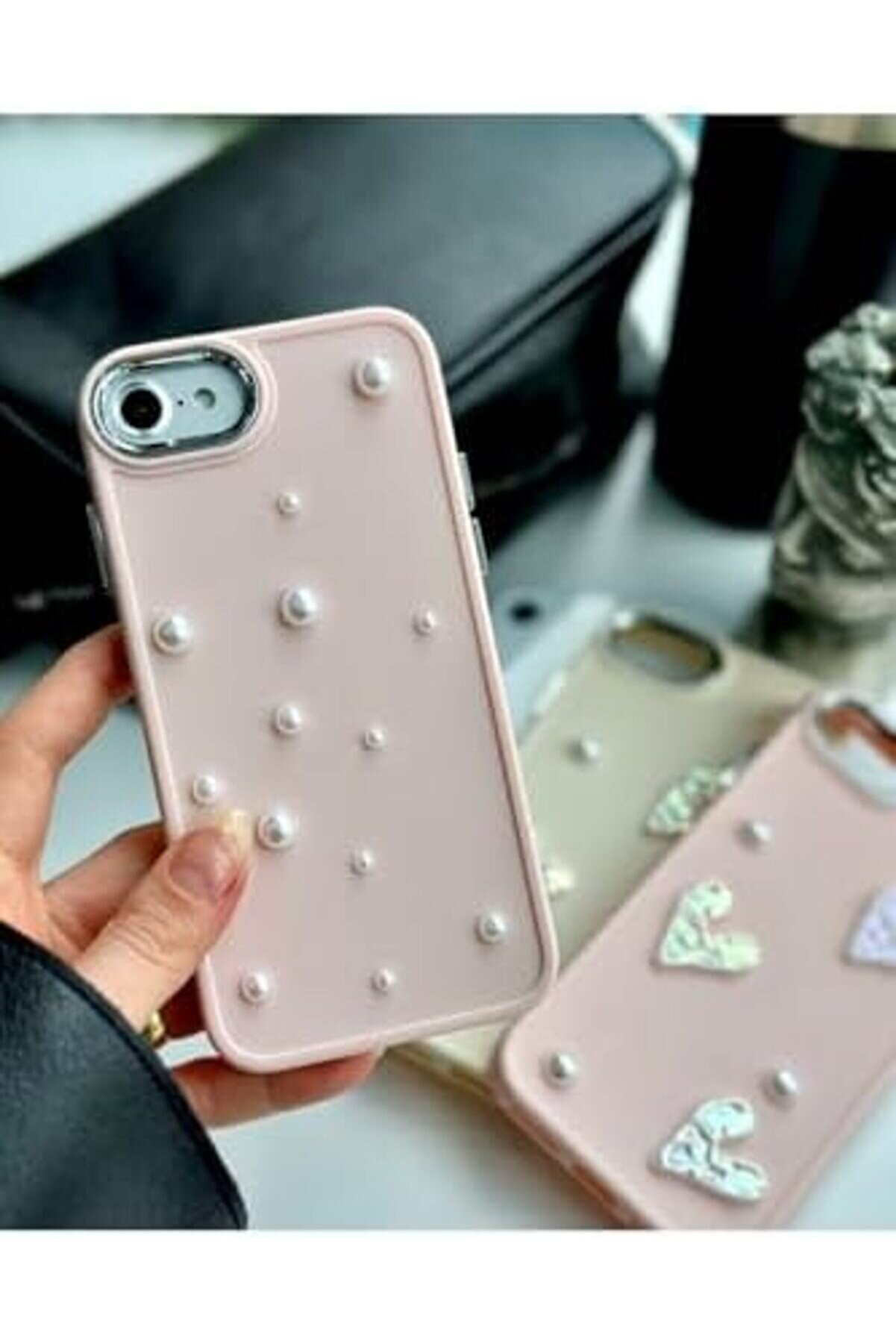 Lvnshop Aksesuar 7-8 - Se 2020 - Se 2022 Uyumlu Pearl 3D Oyuncak Tasarımlı Esnek Si̇li̇kon Kılıf - Pem