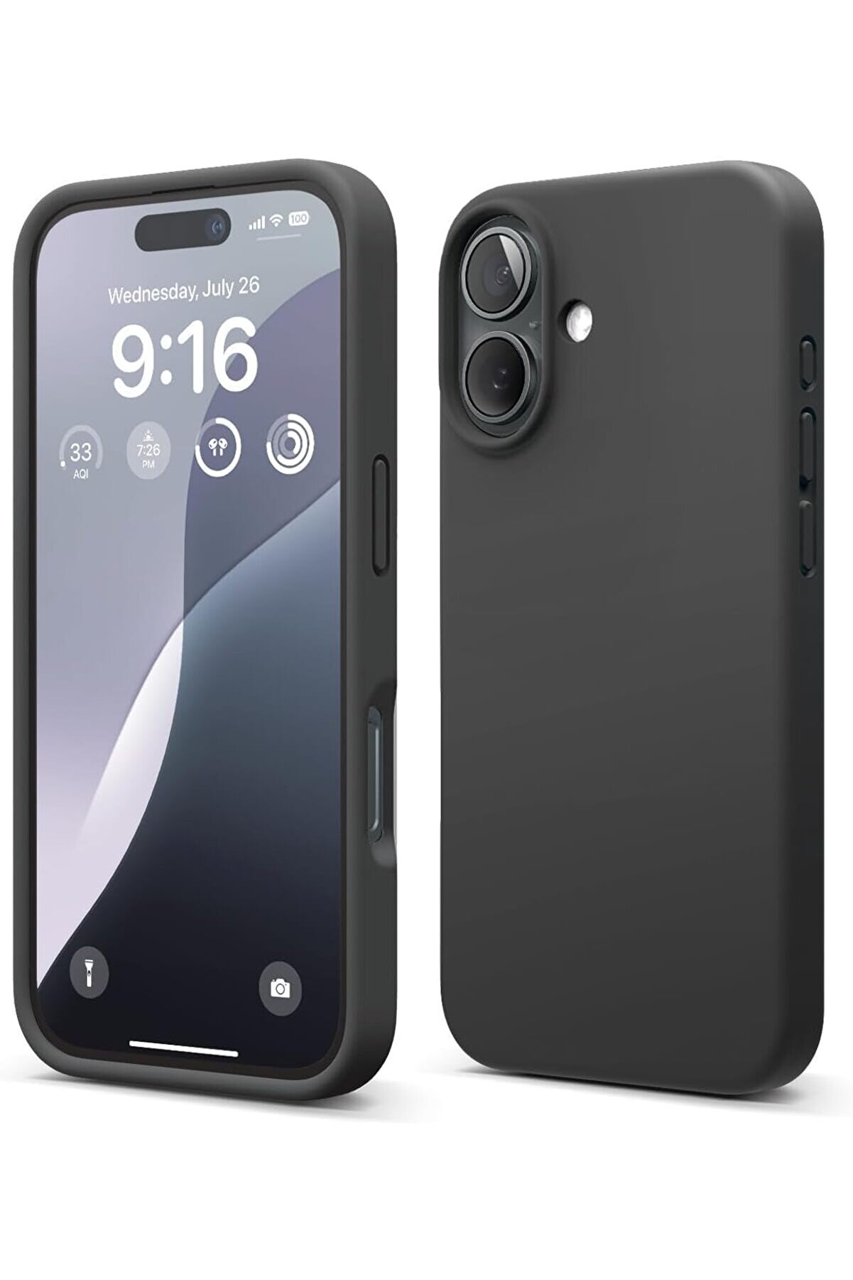 STOREMAX lvnshop 16 için Lansman Silikon Kılıf Şok Emici Full Koruma Sağlayan Kılıf Siyah Renk 224120