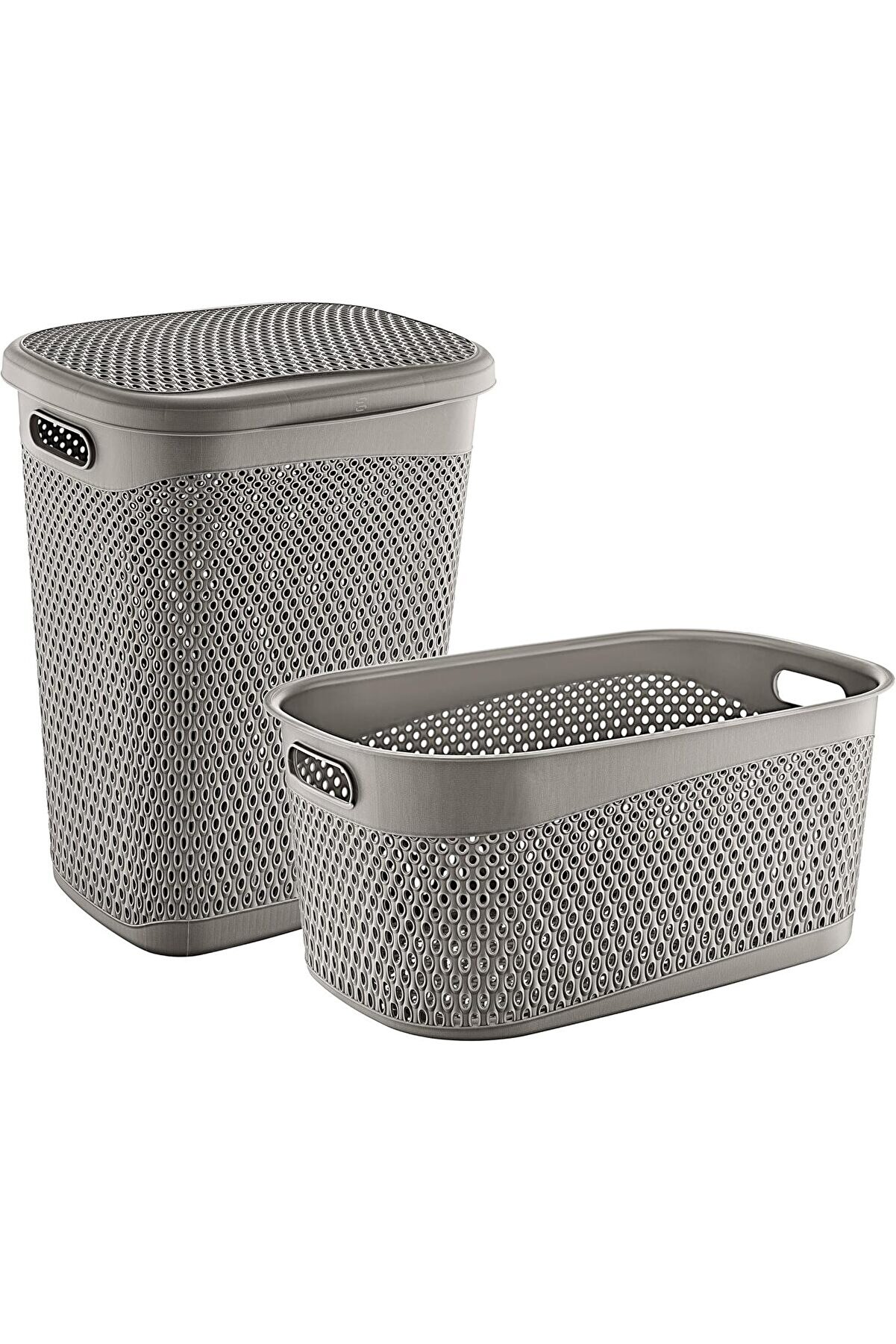 STOREMAX sellbuyst Katre Kirli Çamaşır Sepeti Ve Çamaşır Selesi Set Terra TRN-170-171-05 trendy 266450