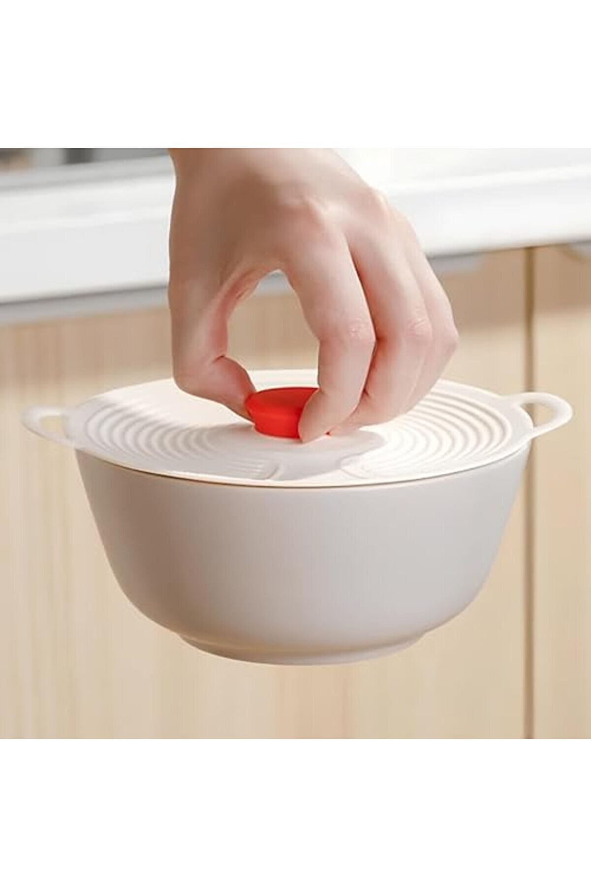 Aclyashop 3’Lü Vakumlu Si̇li̇kon Kapak Seti̇ | Esnek Sızdırmaz Kapaklar | Mi̇krodalga Ve Bulaşık Maki̇nes