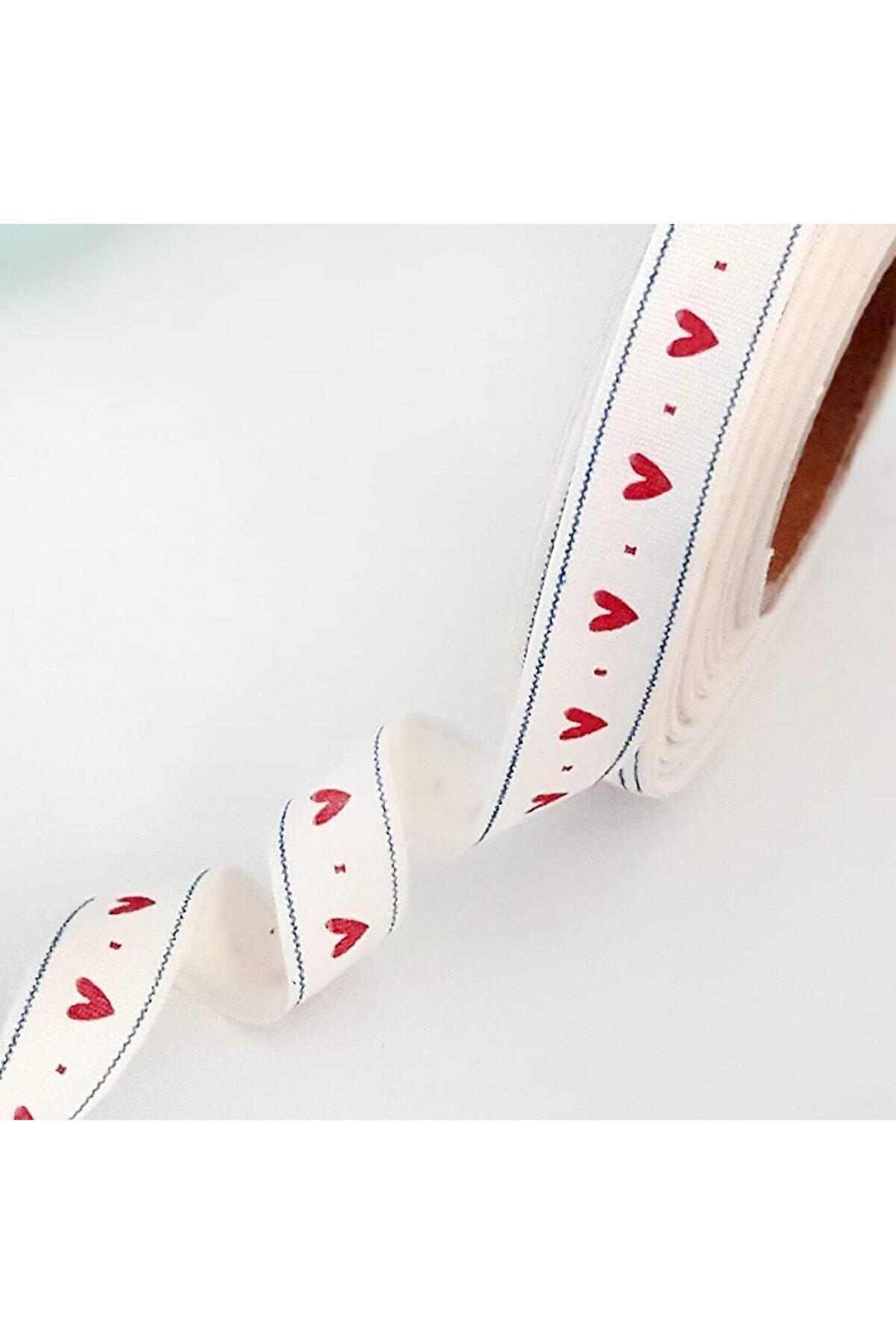 STOREMAX snShop Pamuk şerit, kalp, 1.5 cm 5 metre 467437