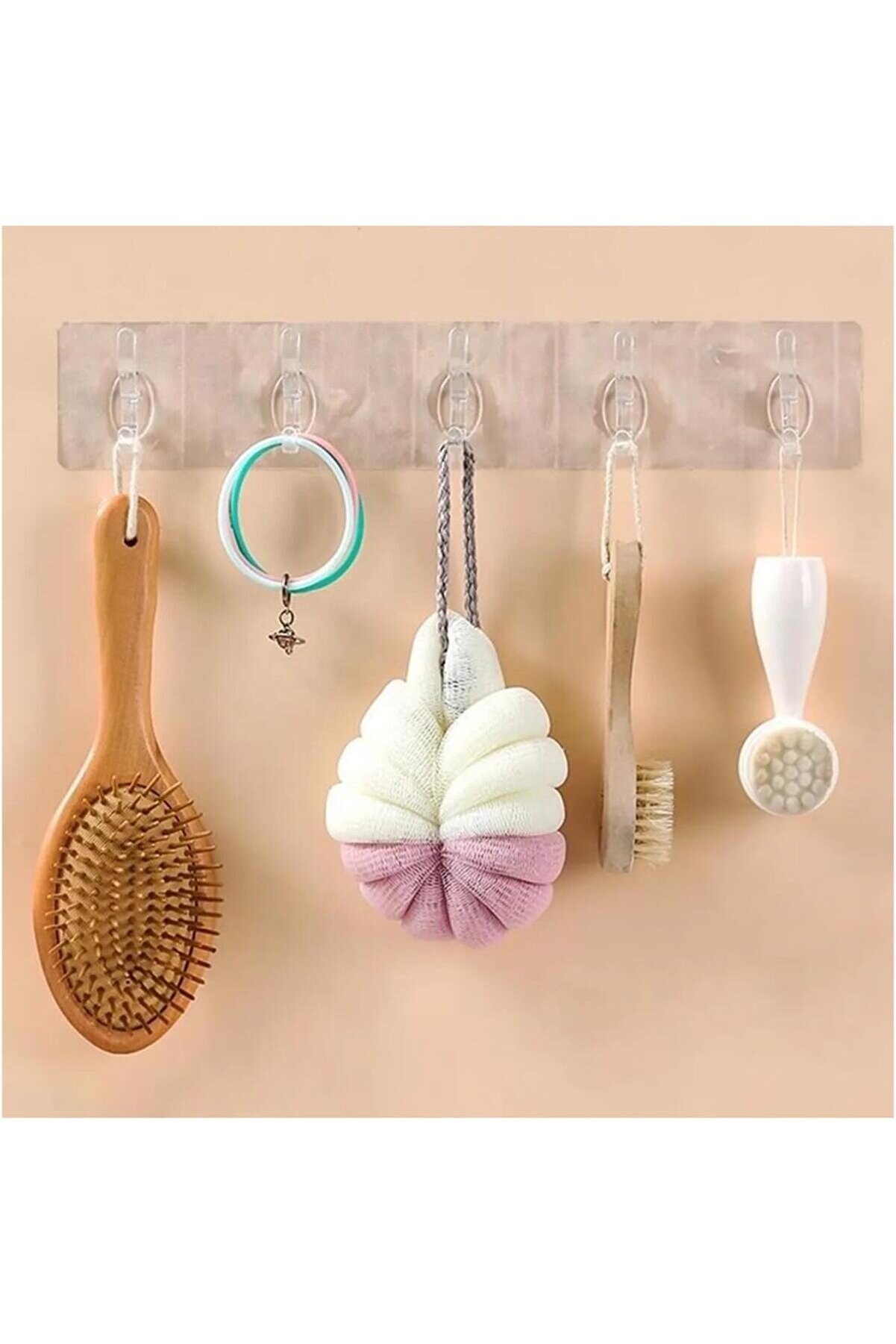 STOREMAX lvnshop Şeffaf Süper Yapışkan Duvar Askısı - ve Mutfak Düzenleyici 224120