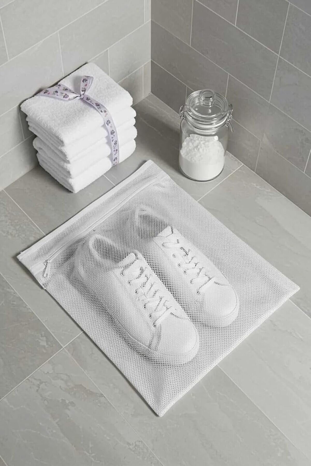 STOREMAX snShop Home Ayakkabı Yıkama Filesi Torbası 35x40 cm Ayakkabı Terlik Yıkama Filesi 467437