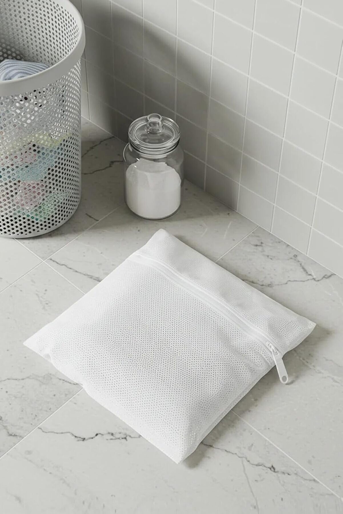 STOREMAX GÇAVM Home Çorap Yıkama Filesi Torbası 20x18 cm Ayakkabı Terlik Yıkama Filesi ShopGÇ 1174074