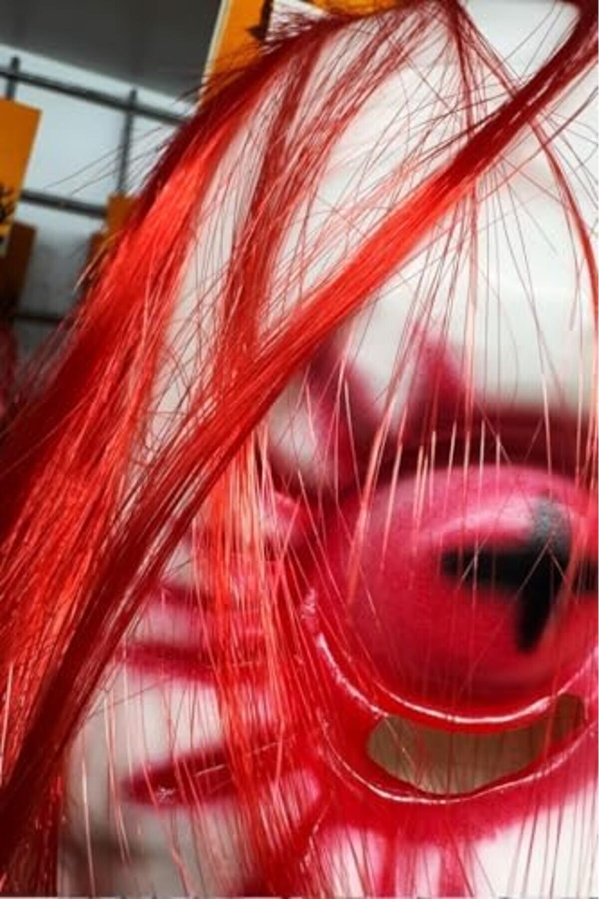 Ynsshopi̇ng Halloween Maske Kırmızı Saç Newtrrendi̇ng 1178227