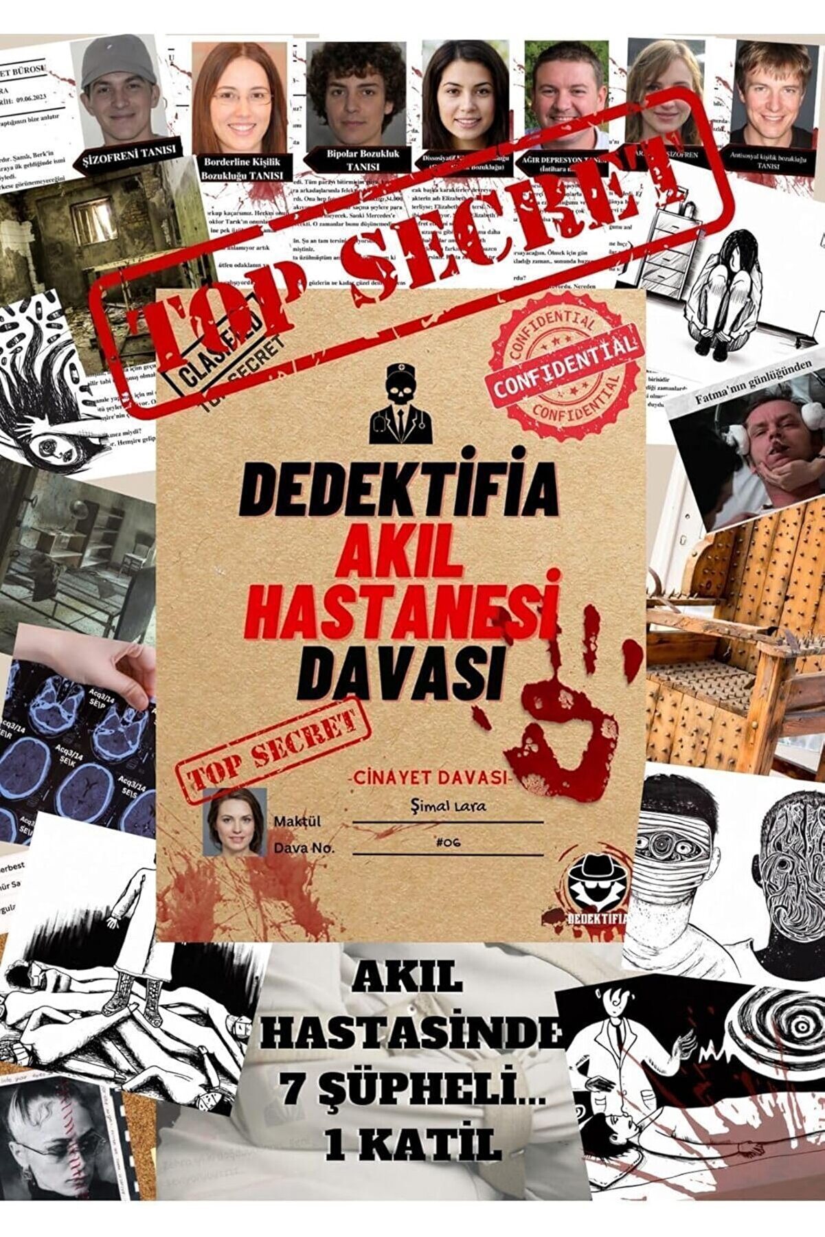 STOREMAX GÇAVM Akıl Hastanesi Davası, Cinayet Çözme ve Katili Bulma Oyunu, Suçluyu Bulma- Dedektif Oyun