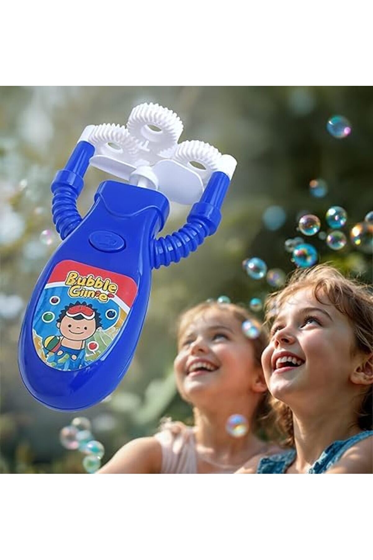 Otomati̇k Baloncuk Tabancası - K&ouml;p&uuml;k Maki̇nesi̇, Kesi̇nti̇si̇z Yaz Eğlencesi̇, &Ccedil;ocuk Doğum G&uuml;n&uuml; Hed