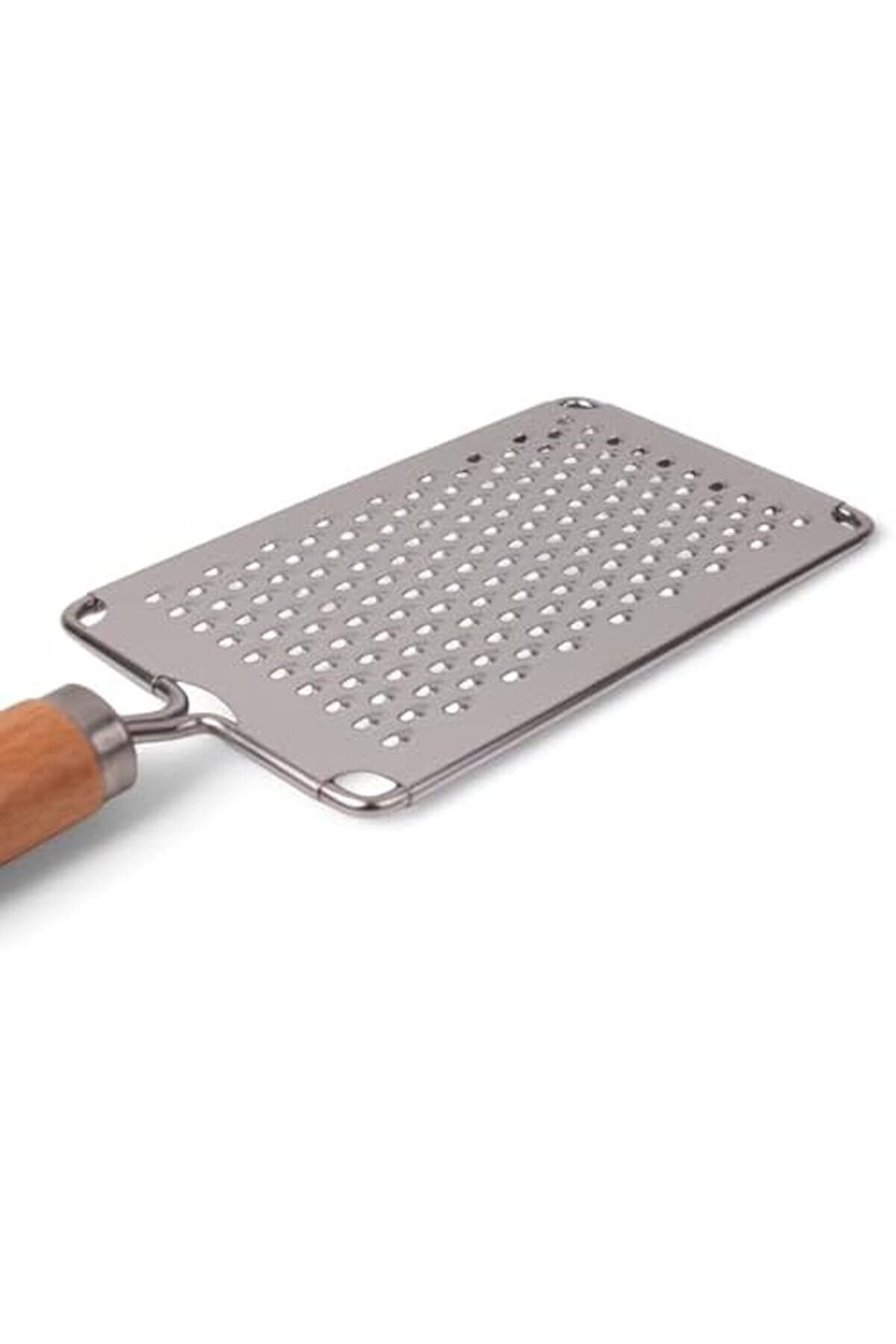 Aclyashop Ahşap Saplı Paslanmaz Çeli̇k Ve Peyni̇r Rendesi̇, Keski̇n Çok Amaçlı Sebze Ve Narenci̇ye Di̇li̇ml