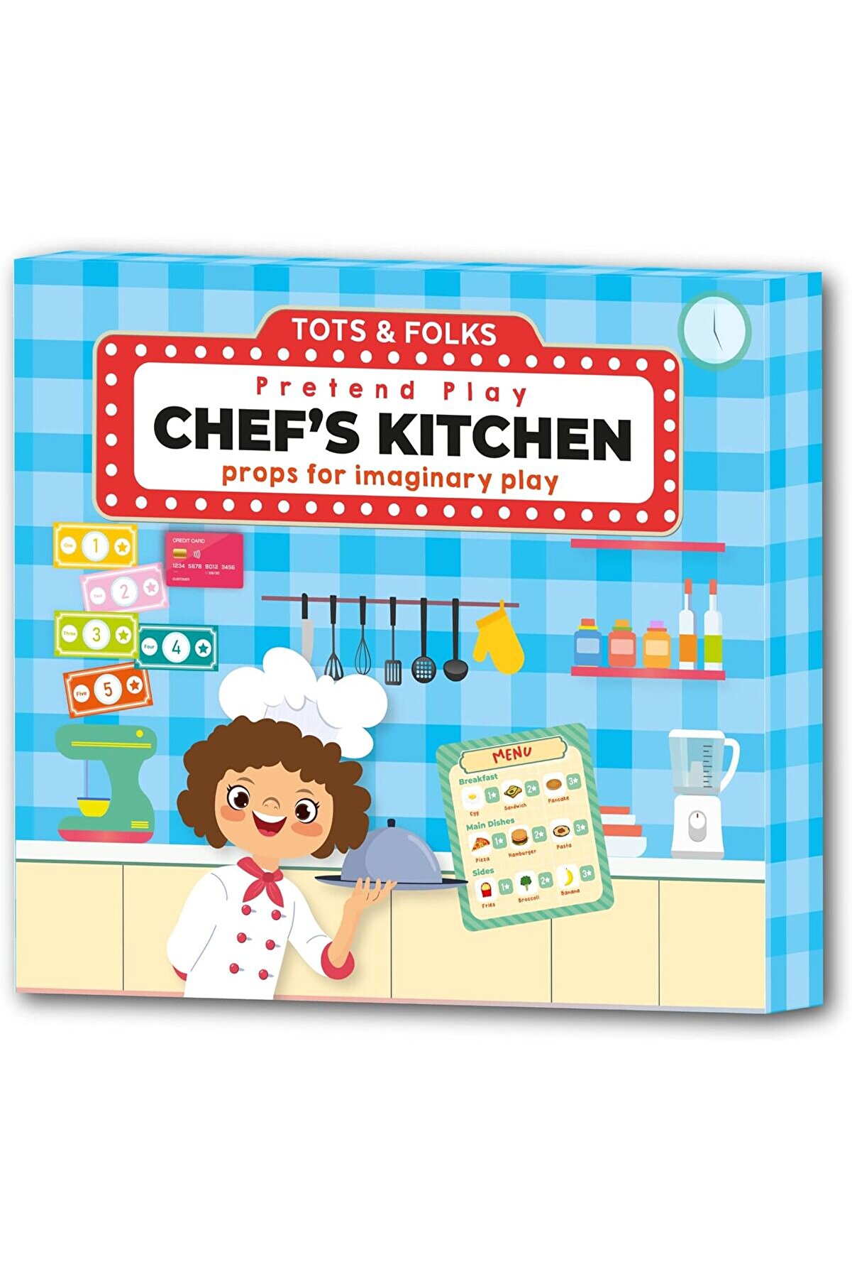 STOREMAX snShop Play Chefs Kitchen Chef Şef Mutfak Oyun Seti Rol Yapma Oyunu Şefin Mutfağı Role Play Make