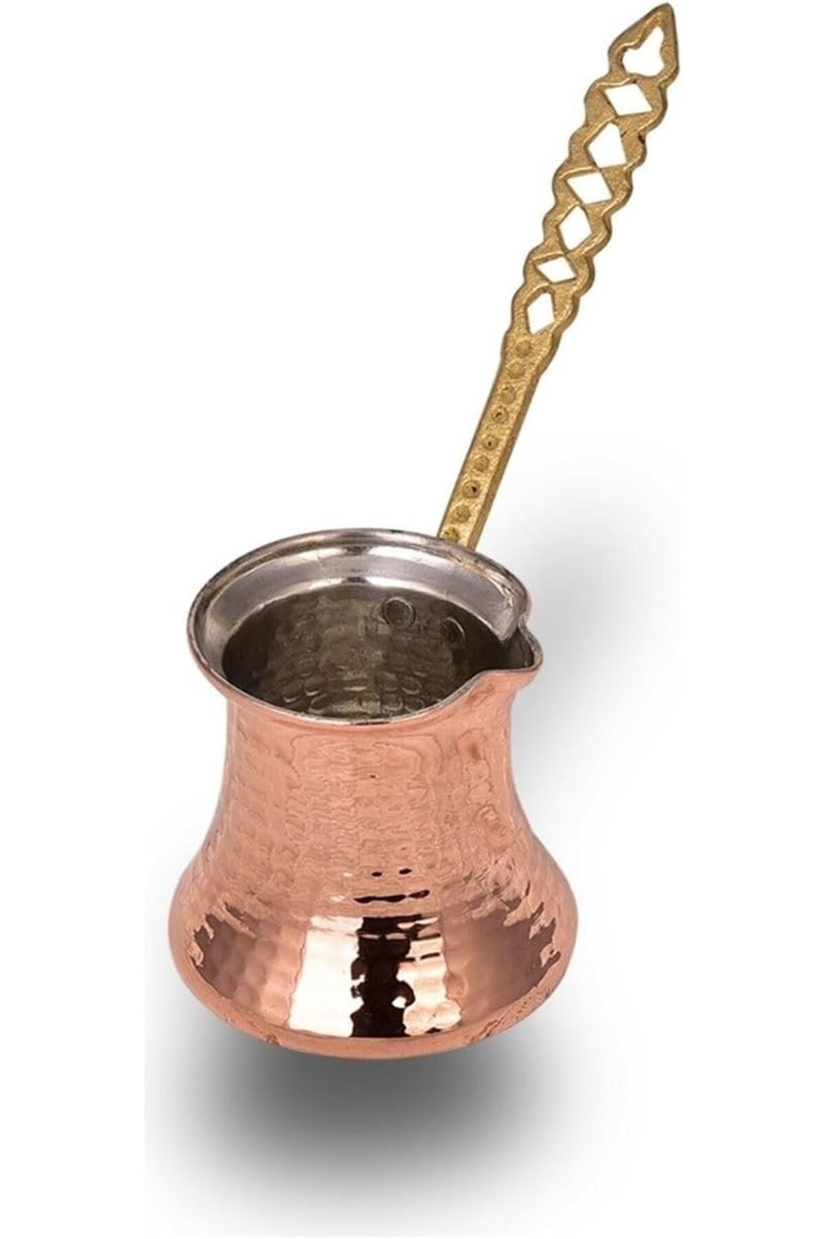 Snshop Home Bakır Cezve Kahve Cezve Ince 1 Ki̇şi̇li̇k Fi̇ncan Maki̇ne D&ouml;vme Bakır Kahve Cezvesi̇ T&uuml;rk
