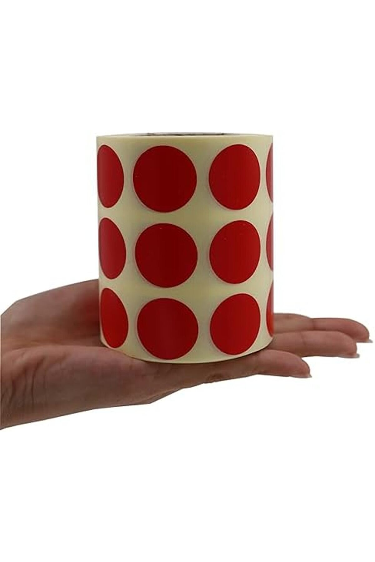 Vegashop Eti̇ketler , Hazır Al Hızlı Al 25Mm Yuvarlak Eti̇ket Kalıcı Renk Kodu Nokta Çıkartmala