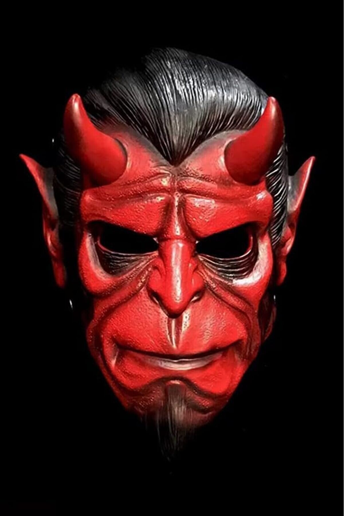 STOREMAX GÇAVM Halloween Maske Hellboy Kırmızı Boynozlu ShopGÇ 1174074