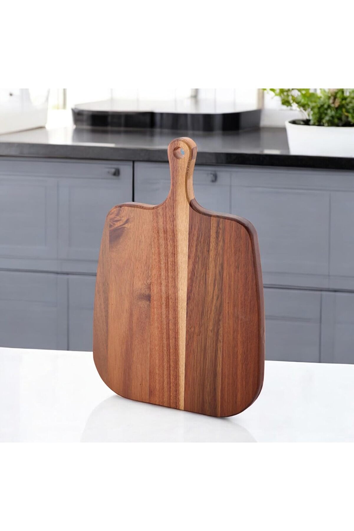 STOREMAX polysight Akasya Kesme Tahtası Antibakteriel Yıkanabilir Doğrama Tahtası Dikdörtgen | Yıkanabilir Ak