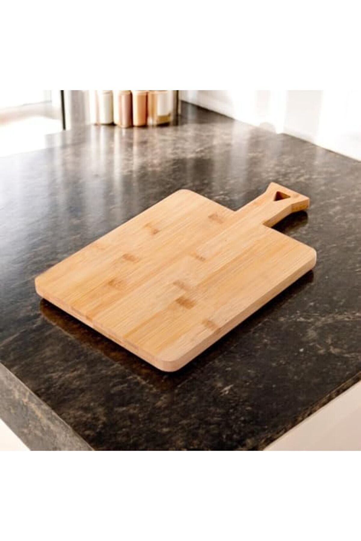 Polysi̇ght Bambu Kesme Tahtası Anti̇bakteri̇el Yıkanabi̇li̇r Doğrama Tahtası Di̇kdörtgen (33Cm*21,5Cm) Tre