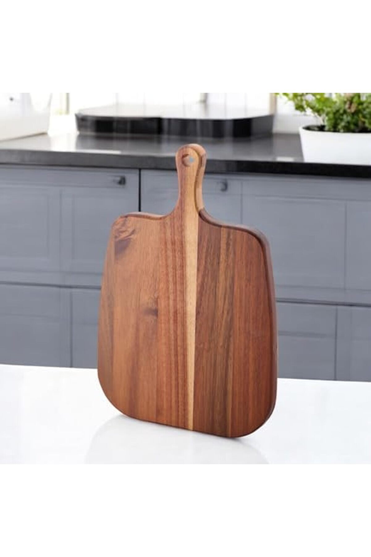 Polysi̇ght Akasya Kesme Tahtası Anti̇bakteri̇el Yıkanabi̇li̇r Doğrama Tahtası Di̇kdörtgen | Yıkanabi̇li̇r Ak