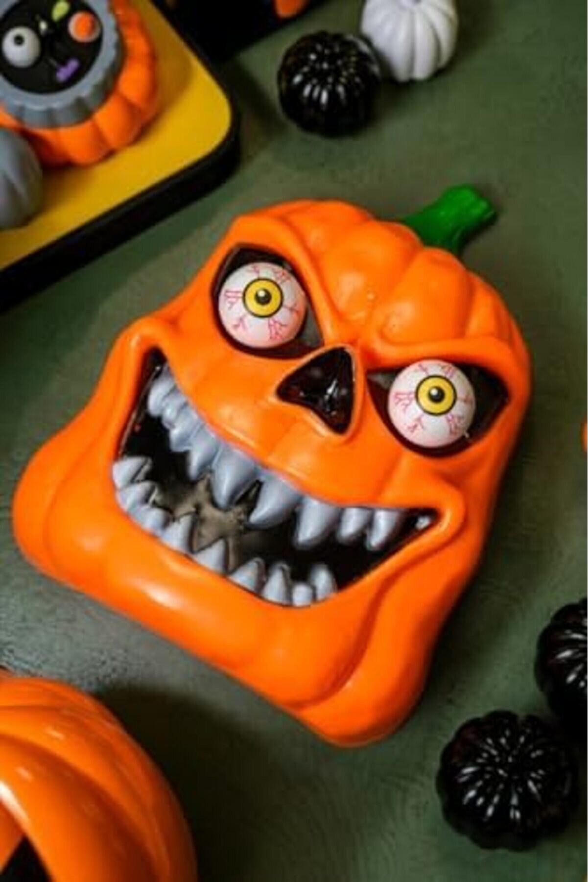 Vegashop Halloween Maske Bal Kabağı Turuncu 1032927