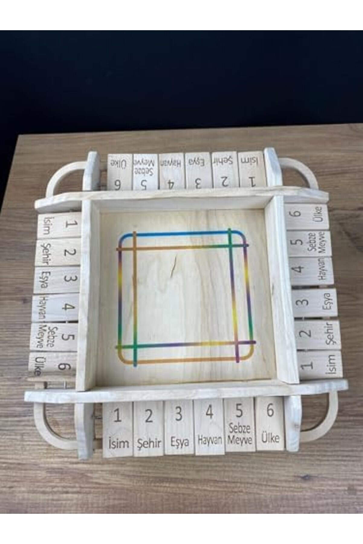 Flashtrend Eği̇ti̇ci̇ Keli̇me Oyun Seti̇, İsi̇m Şehi̇r Eşya Oyunu, Zar Ve Kum Saati̇ İle Türkçe Keli̇me Oyunu