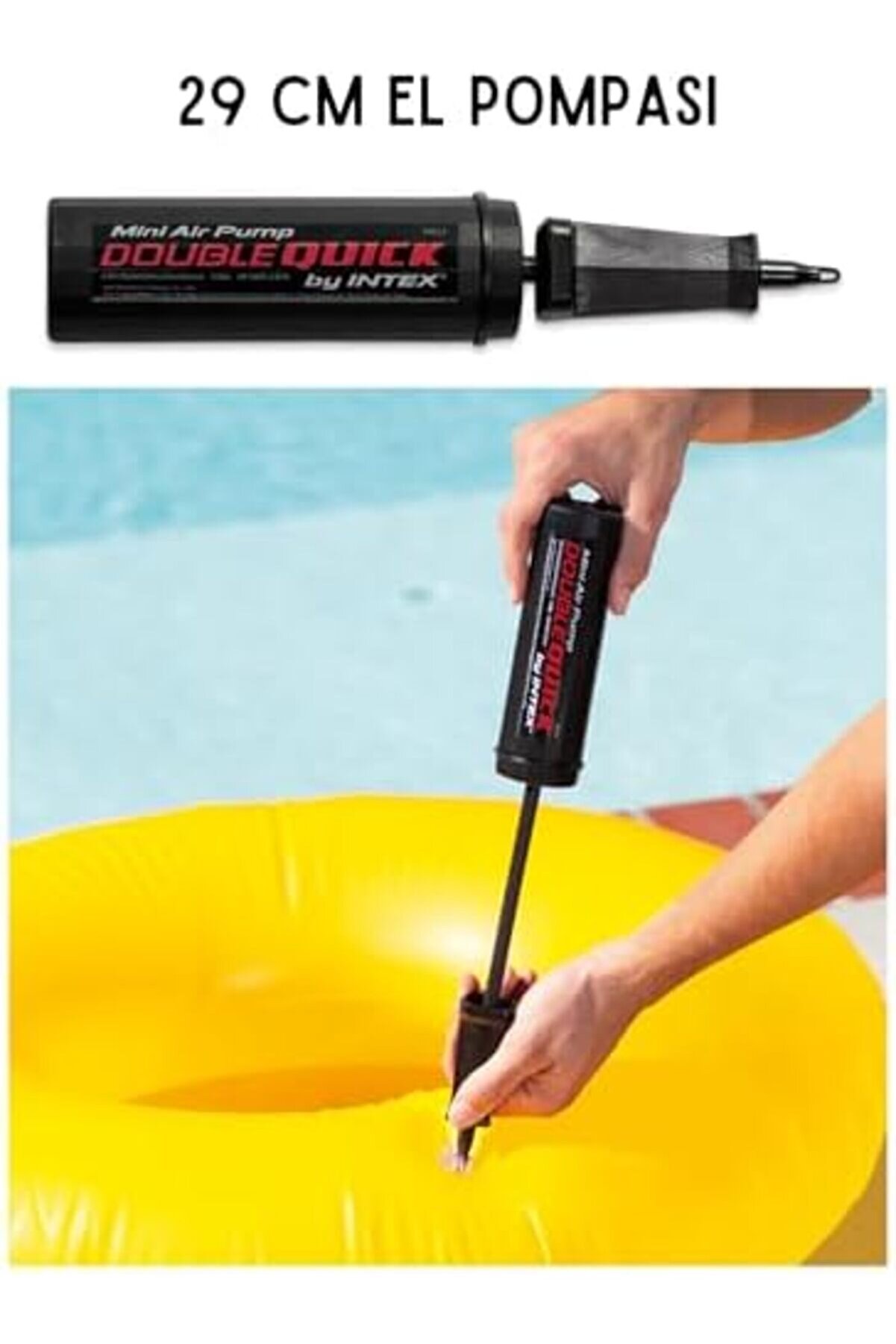 Yumuşak Tabanlı Renkli̇ 3 Boğumlu Baby Pool Çocuk Bebek Havuzu,114X25 Cm Ve Pompa+Yama Set, Pompa