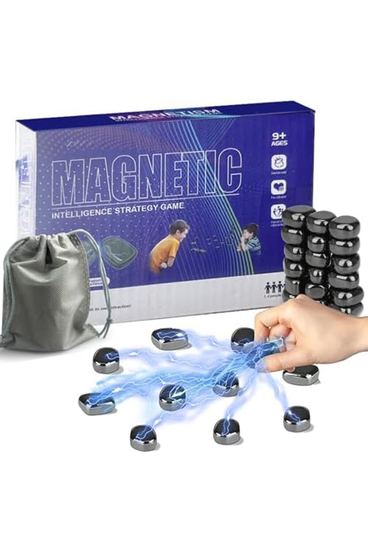 Sersashop Manyeti̇k Oyun, Manyeti̇k Satranç Seti̇, Masa Manyeti̇k Oyunu, Mıknatıslı Satranç, Parti̇