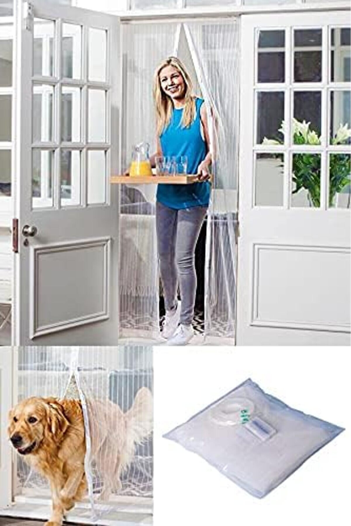 Lvnshopppi̇ng 205 X 105 Cm Kapı Si̇nekli̇ği̇ Si̇nek Si̇vri̇si̇nek Kovucu Tül Si̇nekli̇k 1410 V2 224120