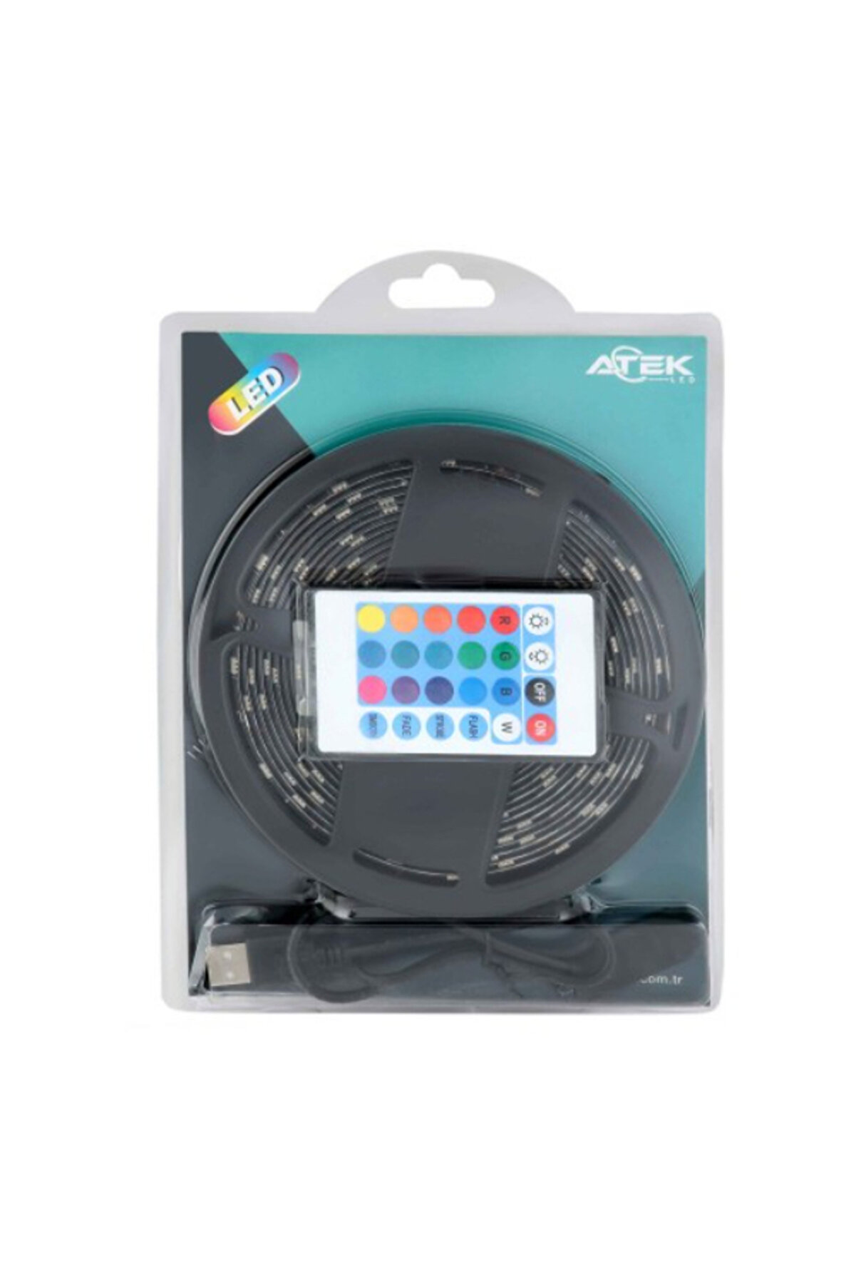 Rgb Şeri̇t 30 Led Kumandalı Usb Bağlantılı