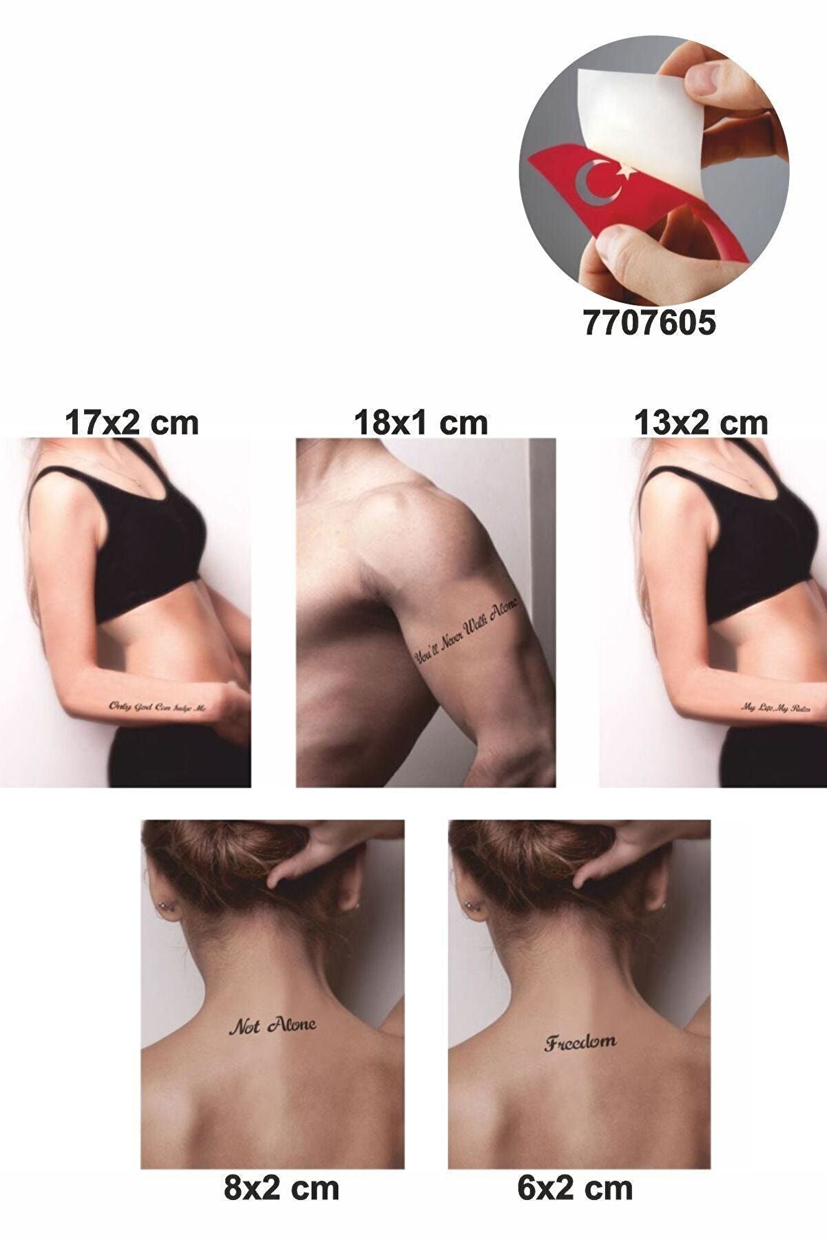 Ai̇rbrush Tattoo Favori̇ Slogan Desenleri̇ Hi̇nt Kınası Ile Geçi̇ci̇ Dövme Yapma Seti̇