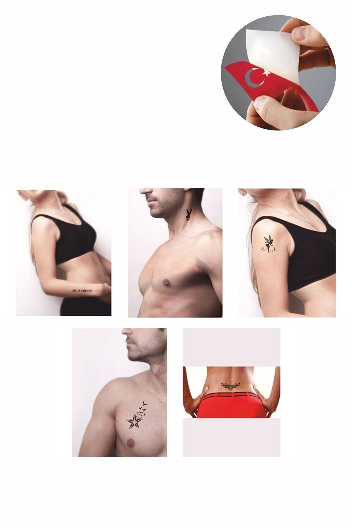 Ai̇rbrush Tattoo Yıldız Ve Melek Hi̇nt Kınası Ile Geçi̇ci̇ Dövme Yapma Seti̇