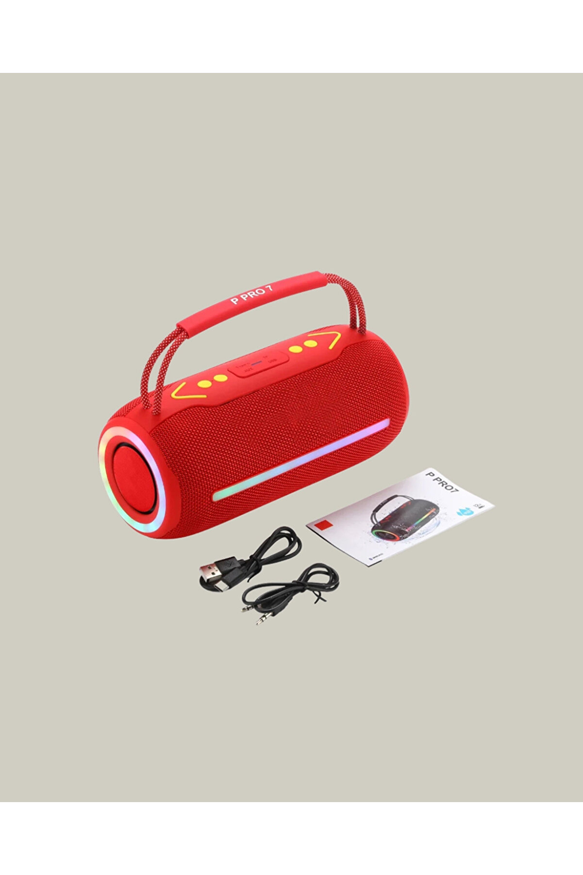 Rgb Led Işıklı 20W Taşınabi̇li̇r Hoparlör Bluetooth 5.3 + Type-C Şarj