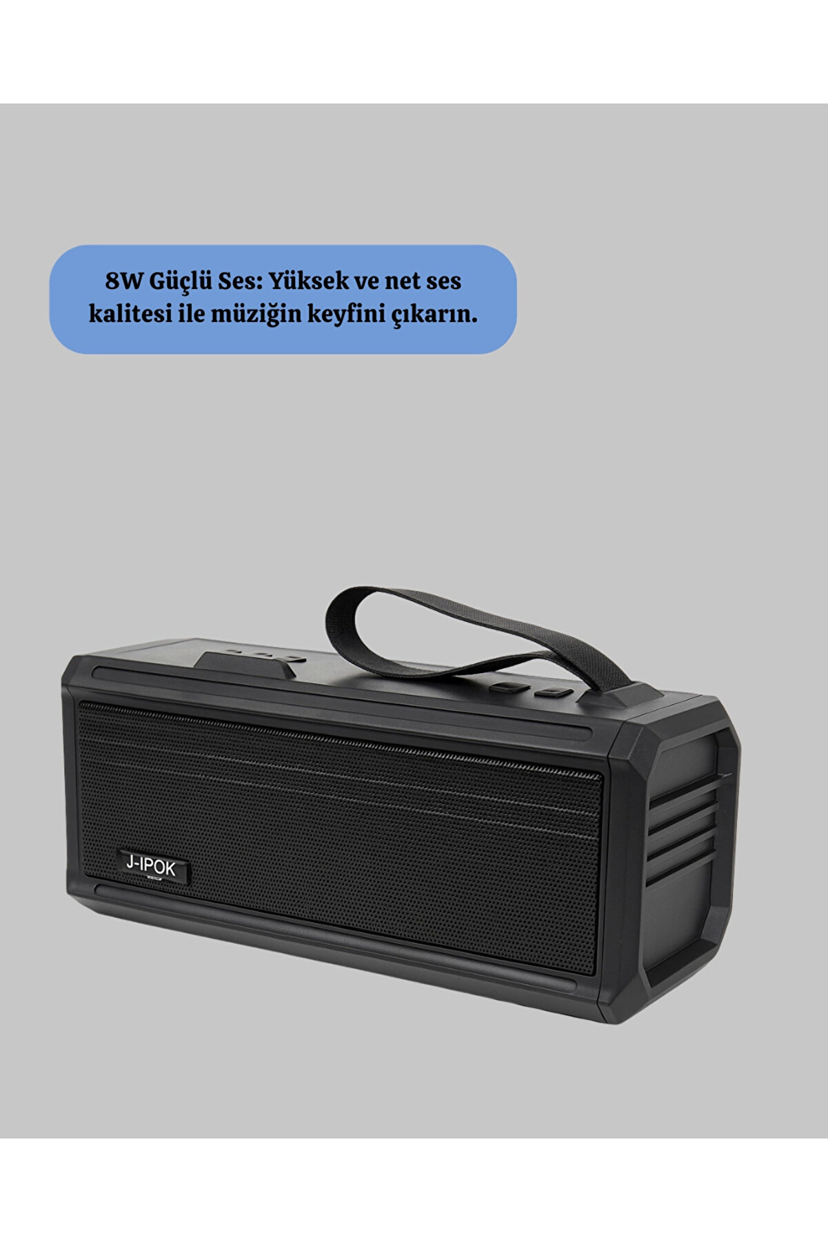 J-Ipox P520 Taşınabi̇li̇r Bluetooth Hoparlör Güçlü Ses + Radyo