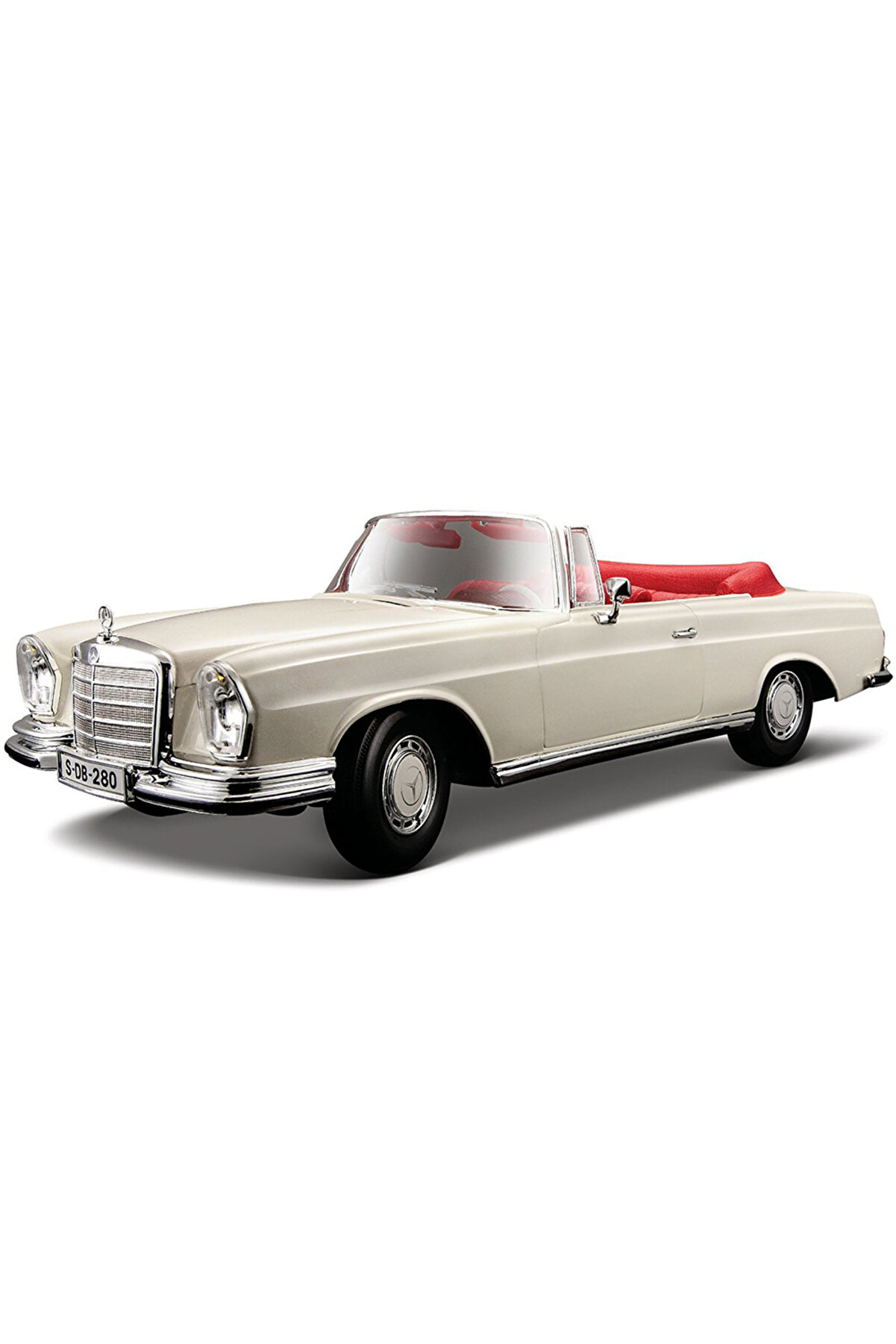 Maisto 1:18 1967 Mercedes-Benz 280 SE Model Araba