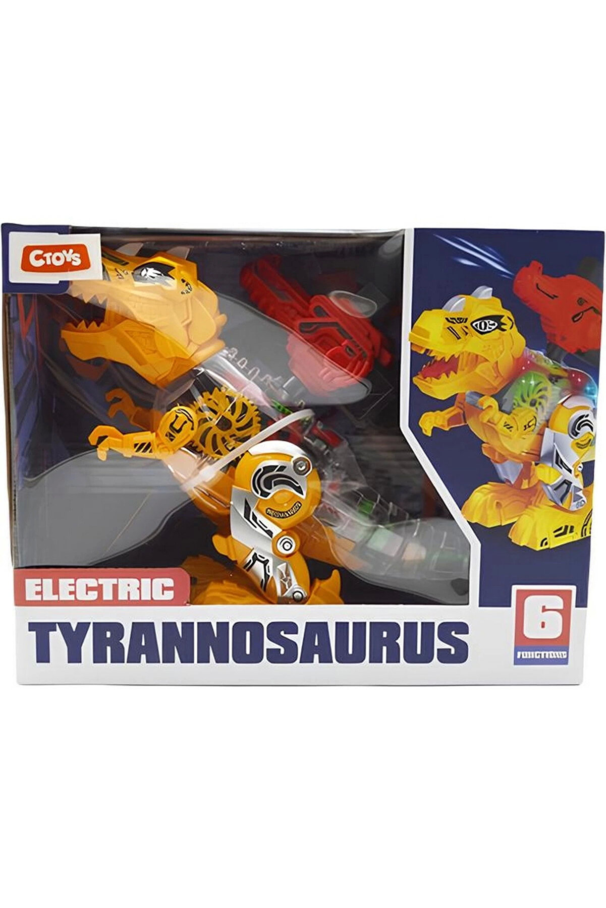 Sesli̇ Ve Işıklı Yürüyen Di̇nazor Projeksi̇yonlu