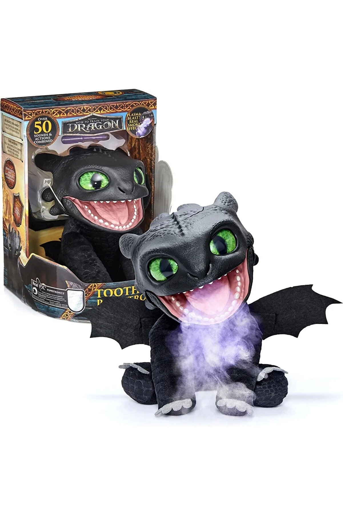 gizmurstore Real FX Dişsiz Elektronik Kukla 30 cm