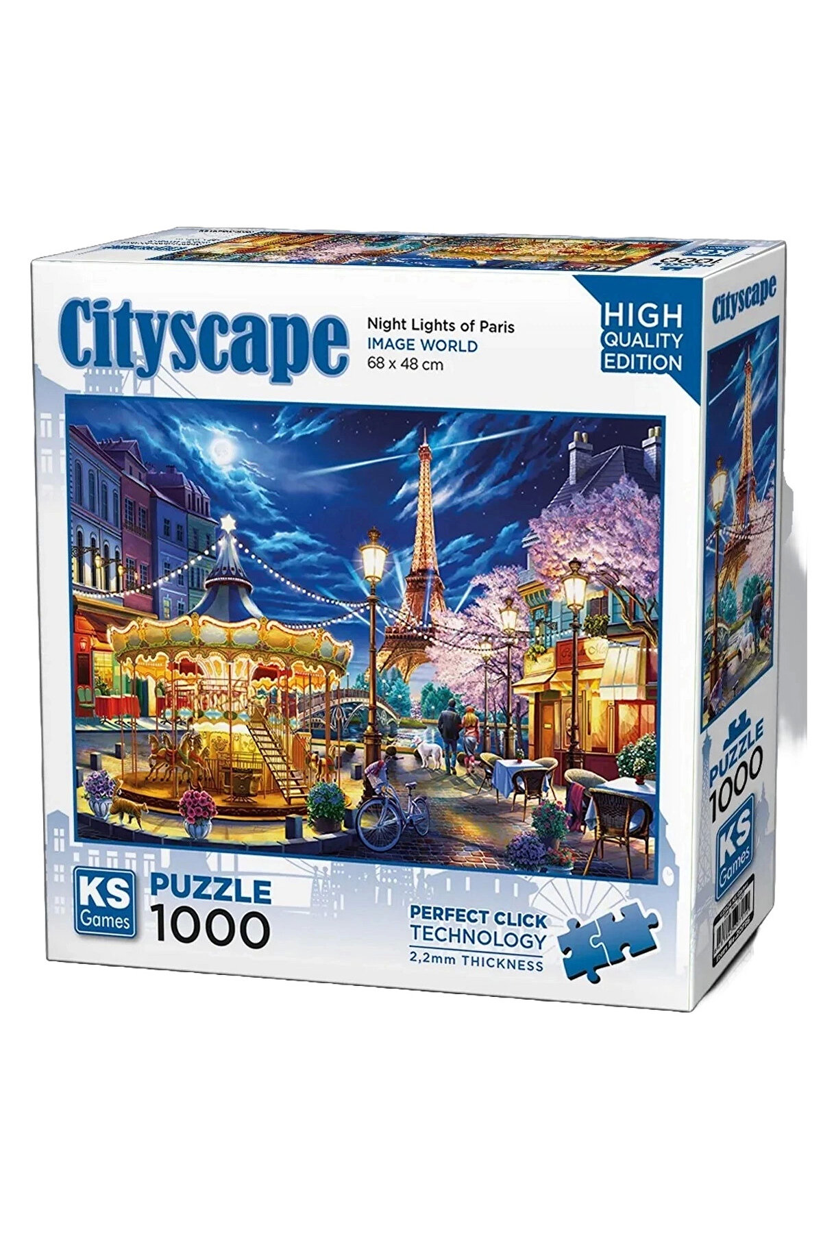 Ks Games Ni̇ght Li̇ghts Of Pari̇s Puzzle 1000 Parça 20795