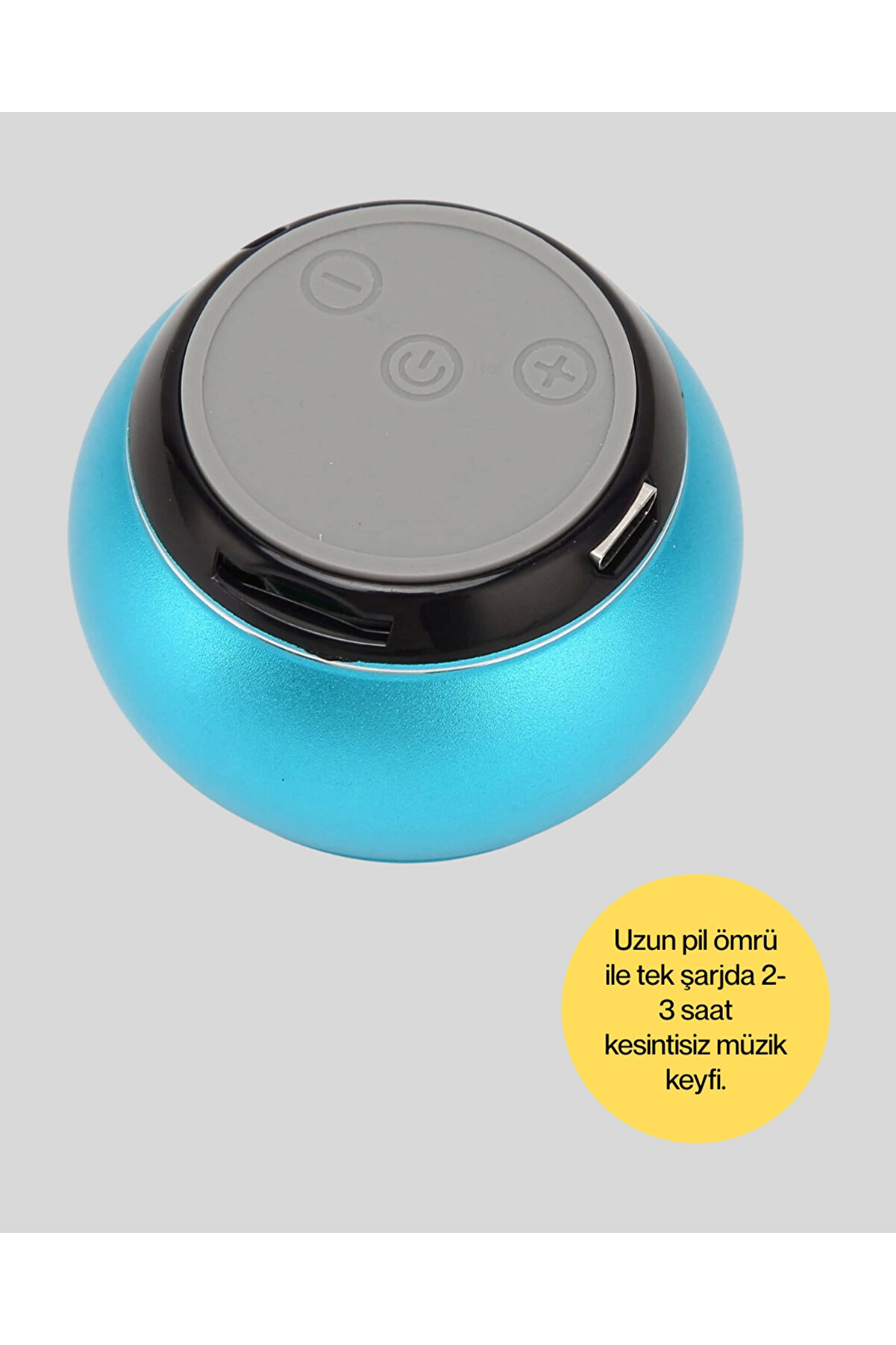 Mi̇ni̇ Bluetooth Speaker | Uzun Pi̇l Ömrü, Şık Ve Hafi̇f Tasarım