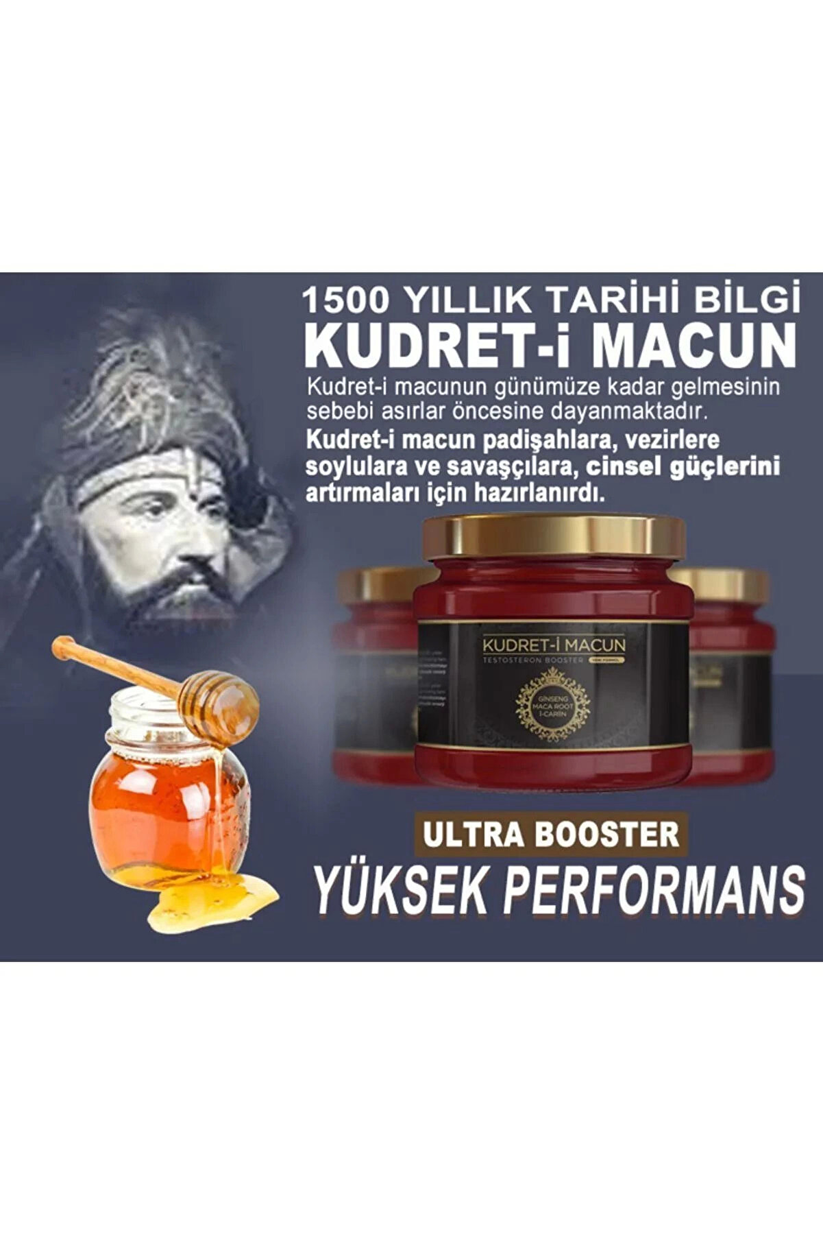 Adoi̇l Kudret-İ Macun Erkeklere Özel Doğal Macun 240 Gr X 2 Adet
