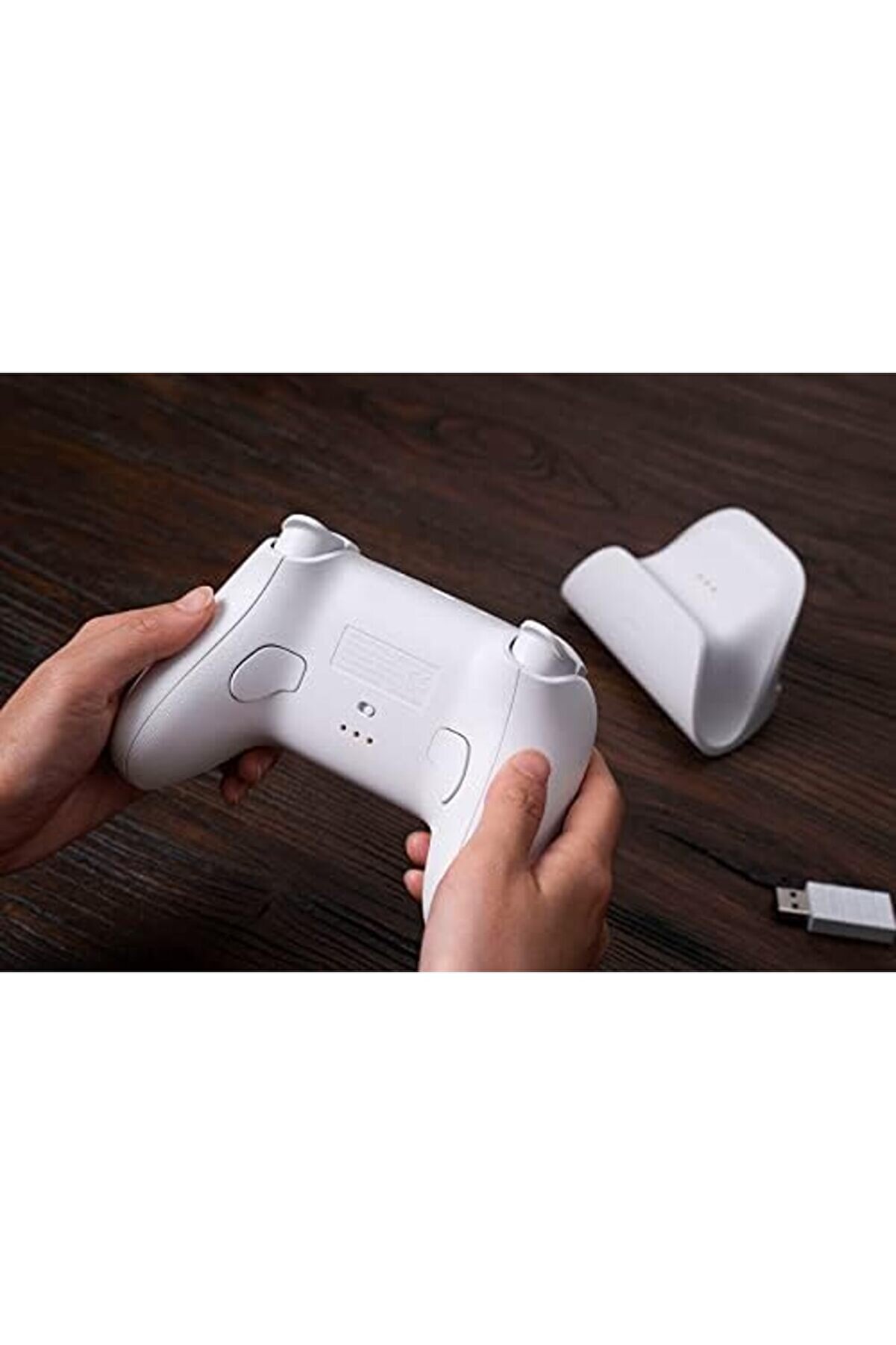 Oskyshopc Hall Effect 2.4G Controller Ve Şarj - Beyaz Wi̇ndows, Pc Ipad Uyumlu Newdesi̇ng 842385