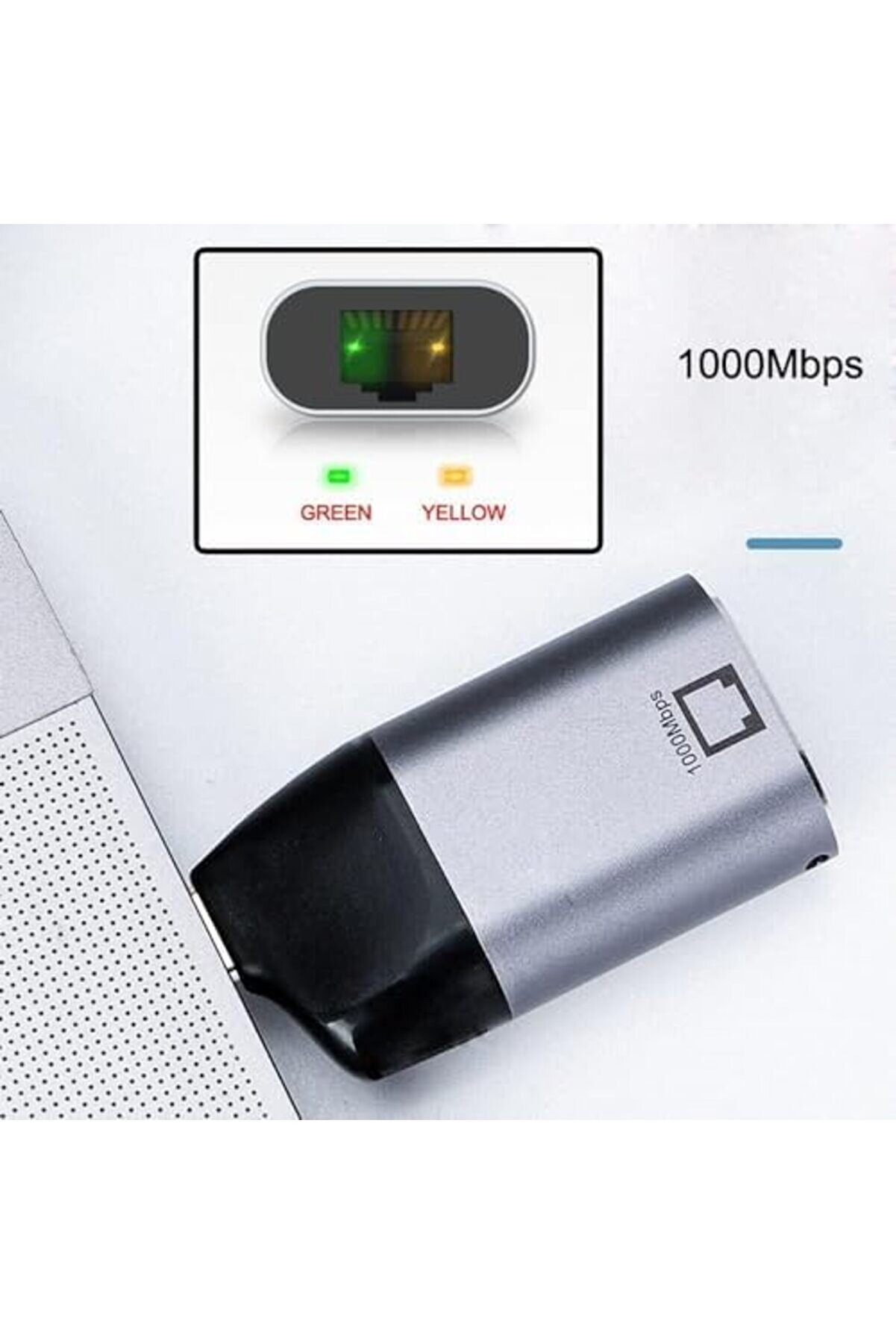 Goldwhi̇rl 3.1 Type - C To Ethernet Çevi̇ri̇ci̇ 1/1000 1 Gi̇gabi̇t Ti̇p C Ethernet Ağ Lan Ve Type C Çıkışlı