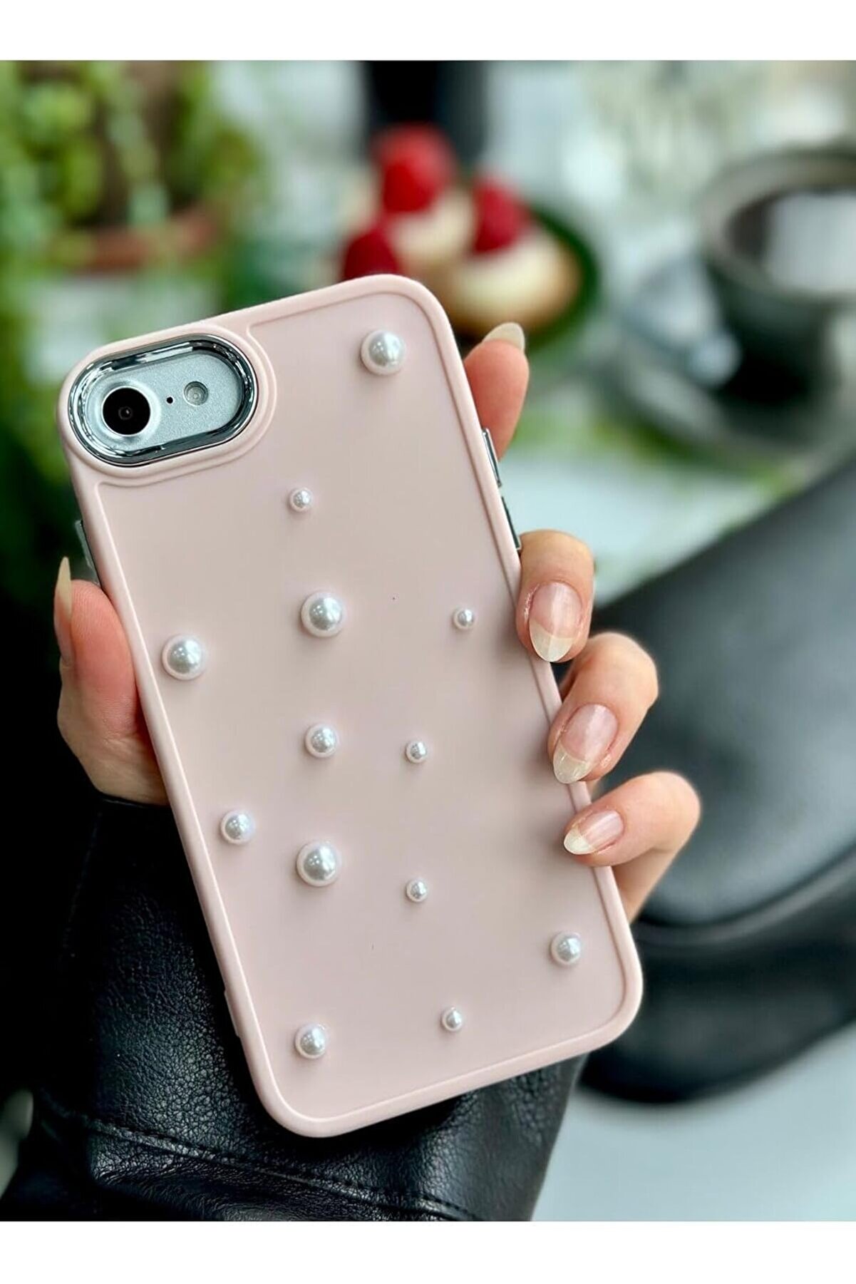 STOREMAX lvnshop Aksesuar 7-8 - Se 2020 - Se 2022 Uyumlu Pearl 3D Oyuncak Tasarımlı Esnek Silikon Kılıf - Pem