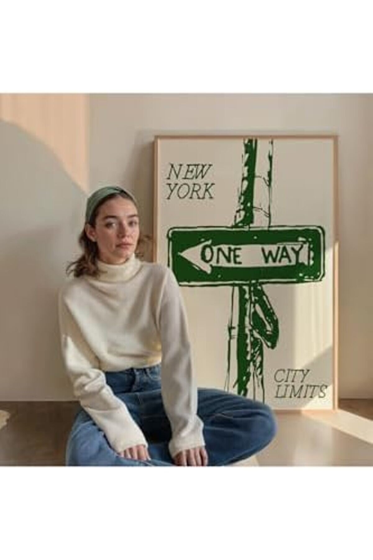 Snshop Tanıtım Newyork Çerçevesi̇z Poster, Modern Dekorati̇f Çerçevesi̇z Poster, Tablo, Newyork-2