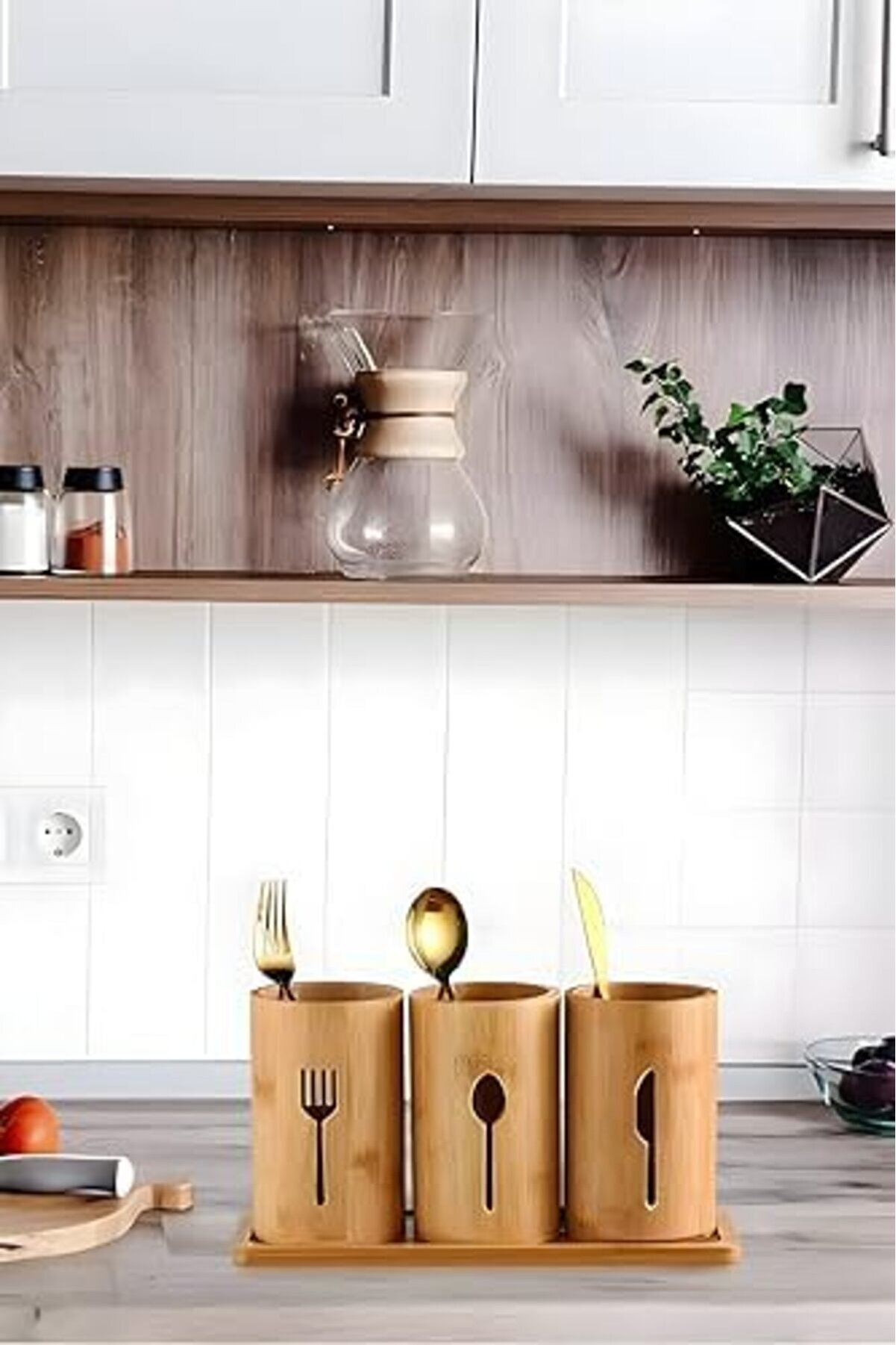 Ynsshopi̇ng Mutfak Düzenleyi̇ci̇, 3 Lü Çatal Kaşık Bıçaklık Seti̇, Newtrrendi̇ng 1178227