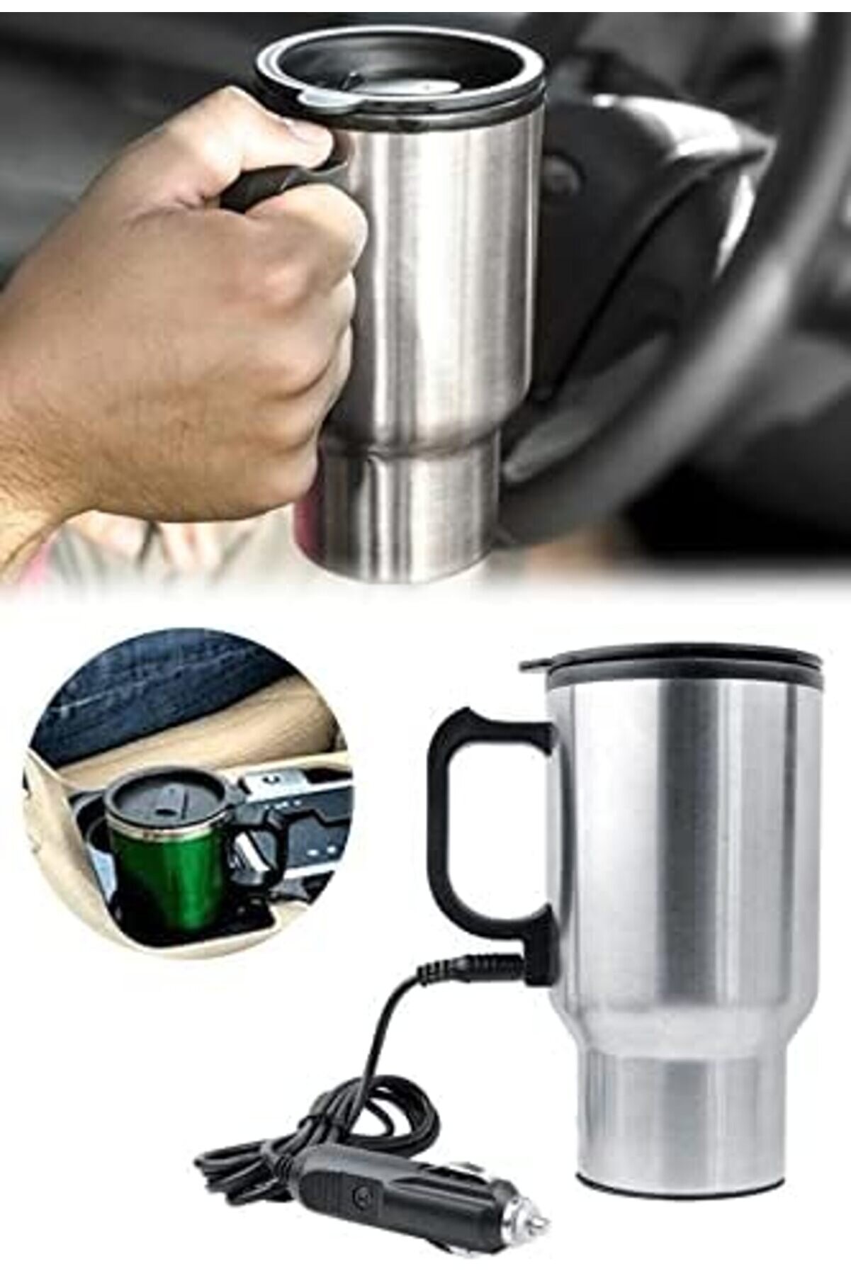 Içi̇ Çeli̇k Su Isıtıcı Termos 1410 Flashli̇ght 856125