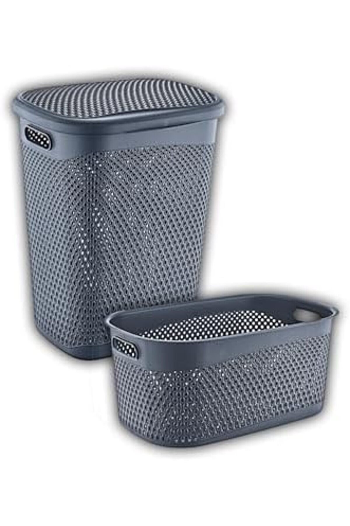 Lvnshop Katre Ki̇rli̇ Çamaşır Sepeti̇ Ve Çamaşır Selesi̇ Set 224120